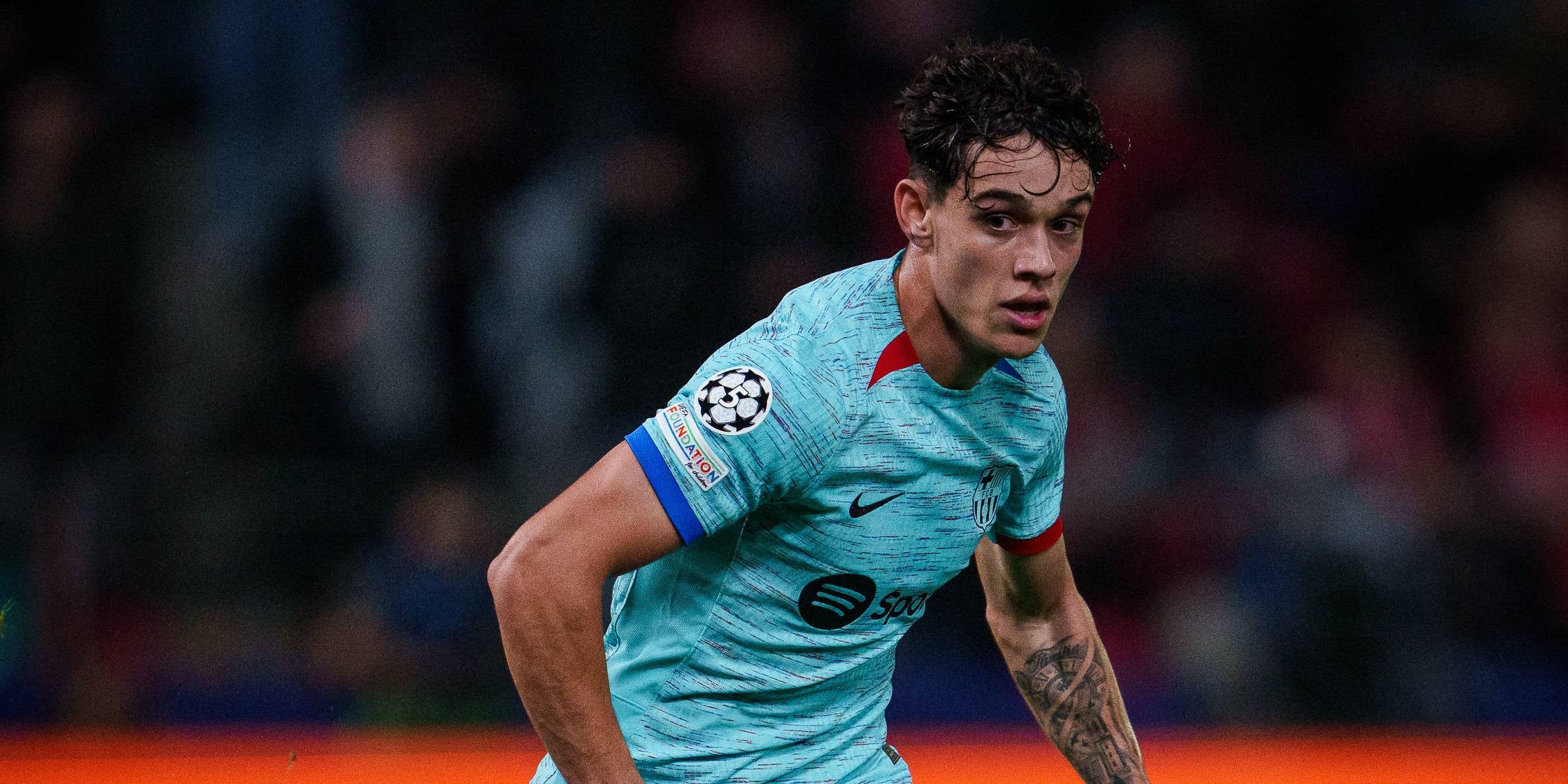 Hèctor Fort, jugador del Barça, durante su debut con el primer equipo | FC Barcelona