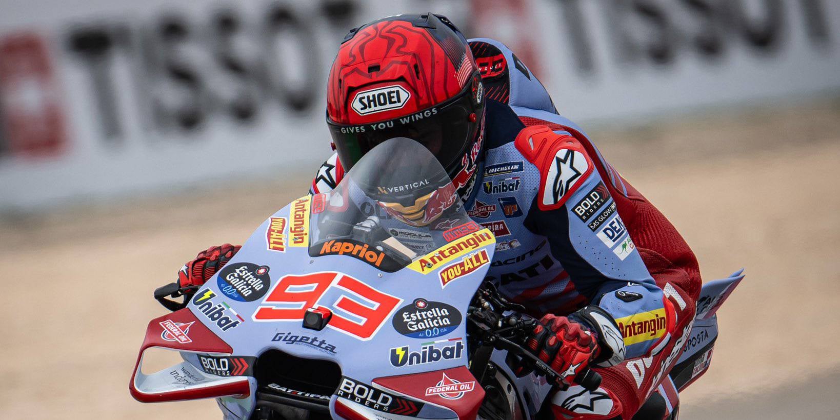 Marc Márquez, pilot de Ducati, durant una cursa | Gresini Racing