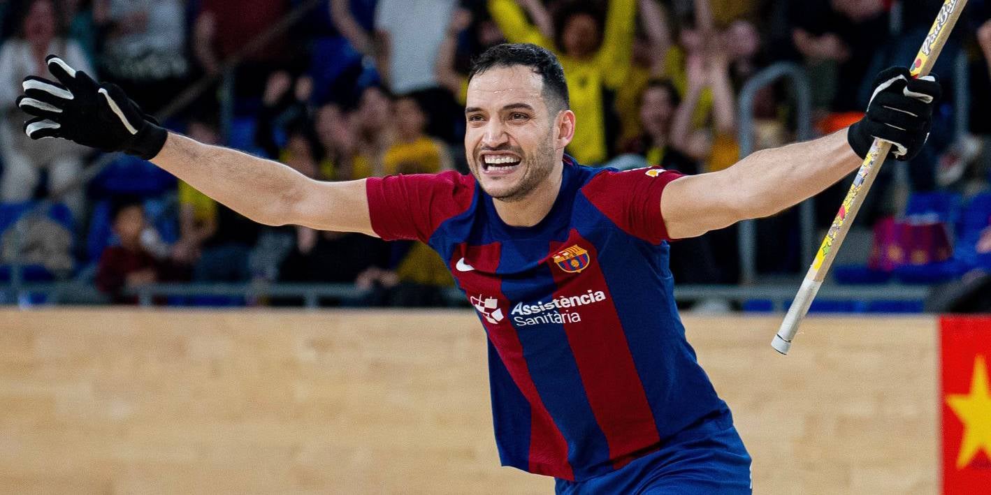 Pau Bargalló, durant un partit amb el Barça | FC Barcelona