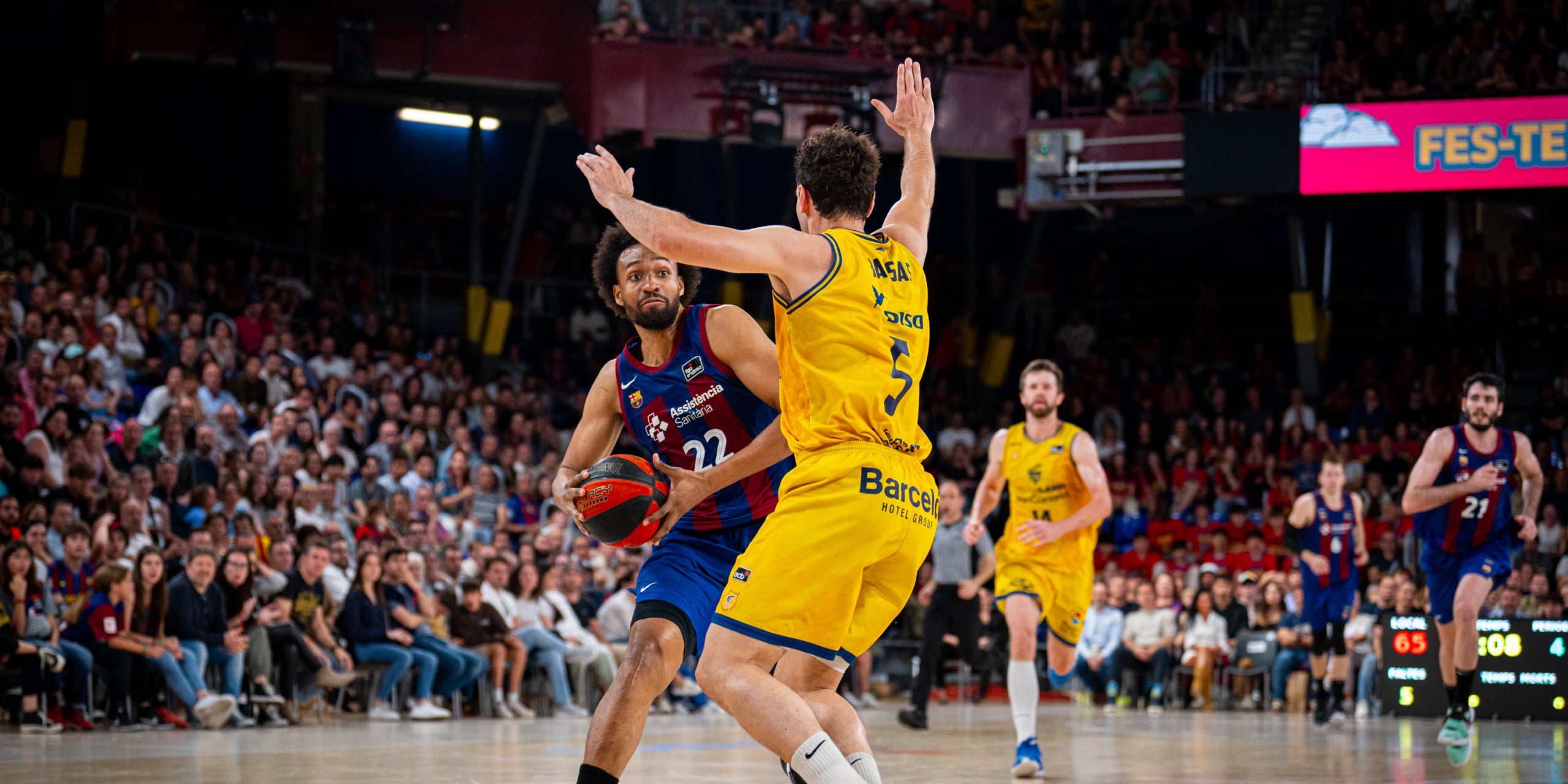 Jabari Parker, durante el Barça-Gran Canaria de Liga Endesa | @FCBbasket
