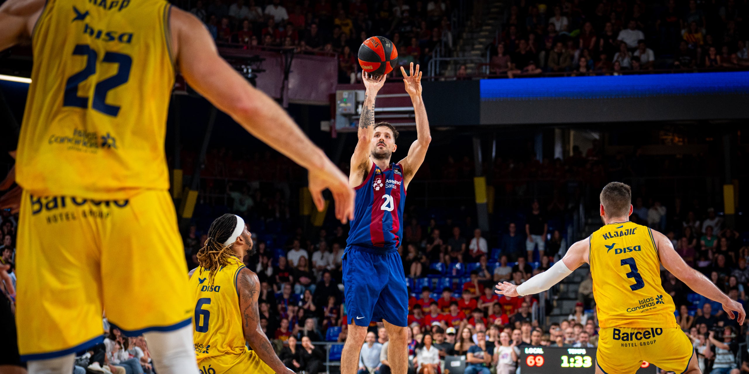 Nico Laprovittola, durante el Barça-Gran Canaria de Liga Endesa | @FCBbasket