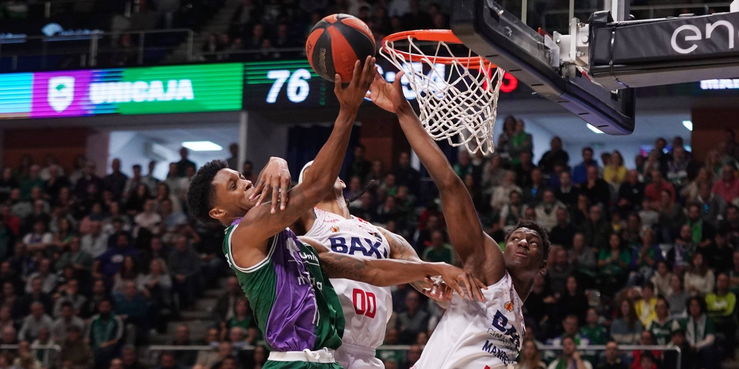 Enfrontament entre l'Unicaja i el Baxi Manresa | Unicaja