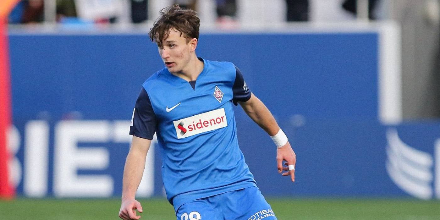 Félix Garreta, durant un partit amb l'Amorebieta | SD Amorebieta