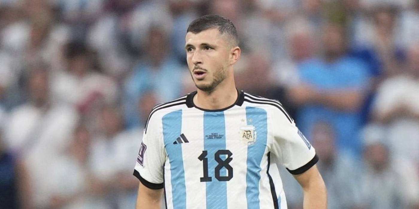 Guido Rodríguez, durant un partit amb la selecció argentina | Reial Betis
