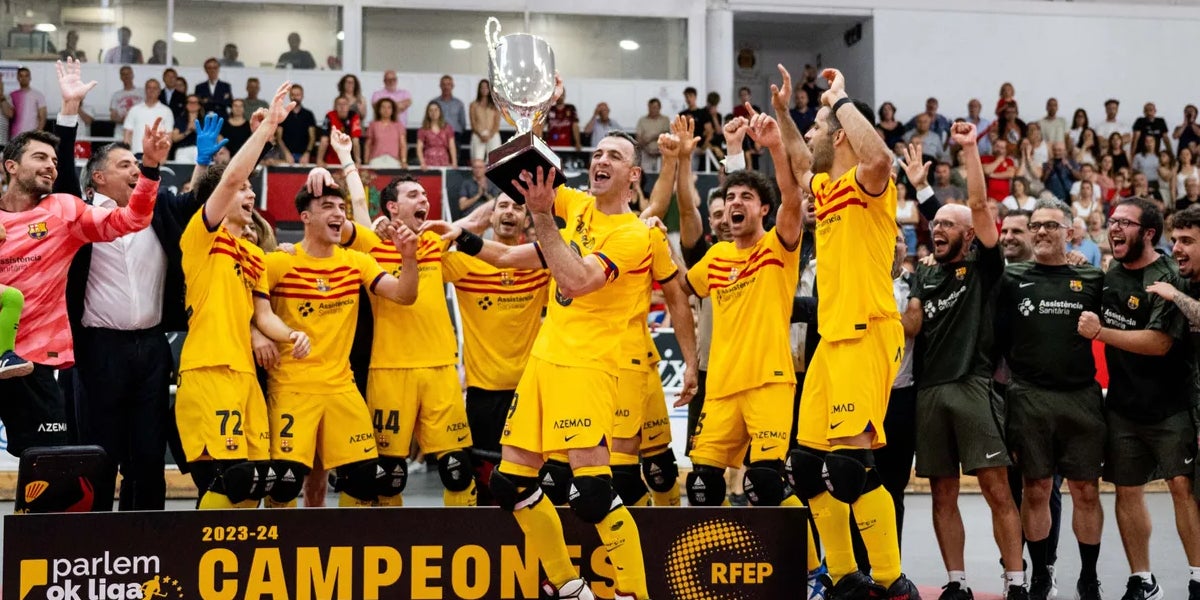 El Barça d'hoquei patins, campió de l'OK Lliga 2023/24 | FC Barcelona