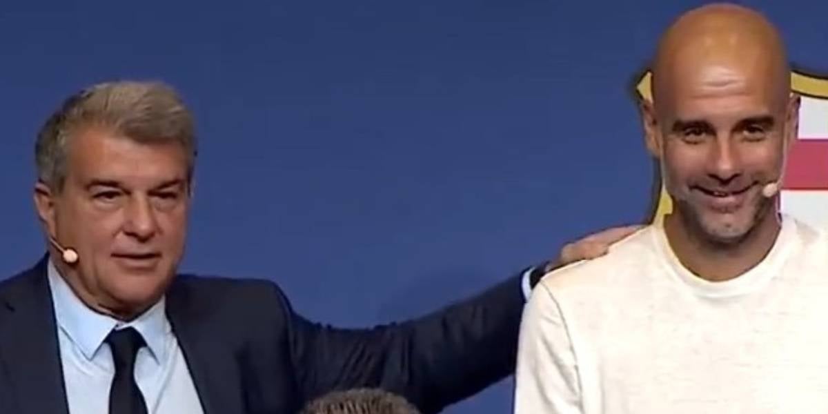 Joan Laporta i Pep Guardiola, en una imatge d'arxiu | Europa Press