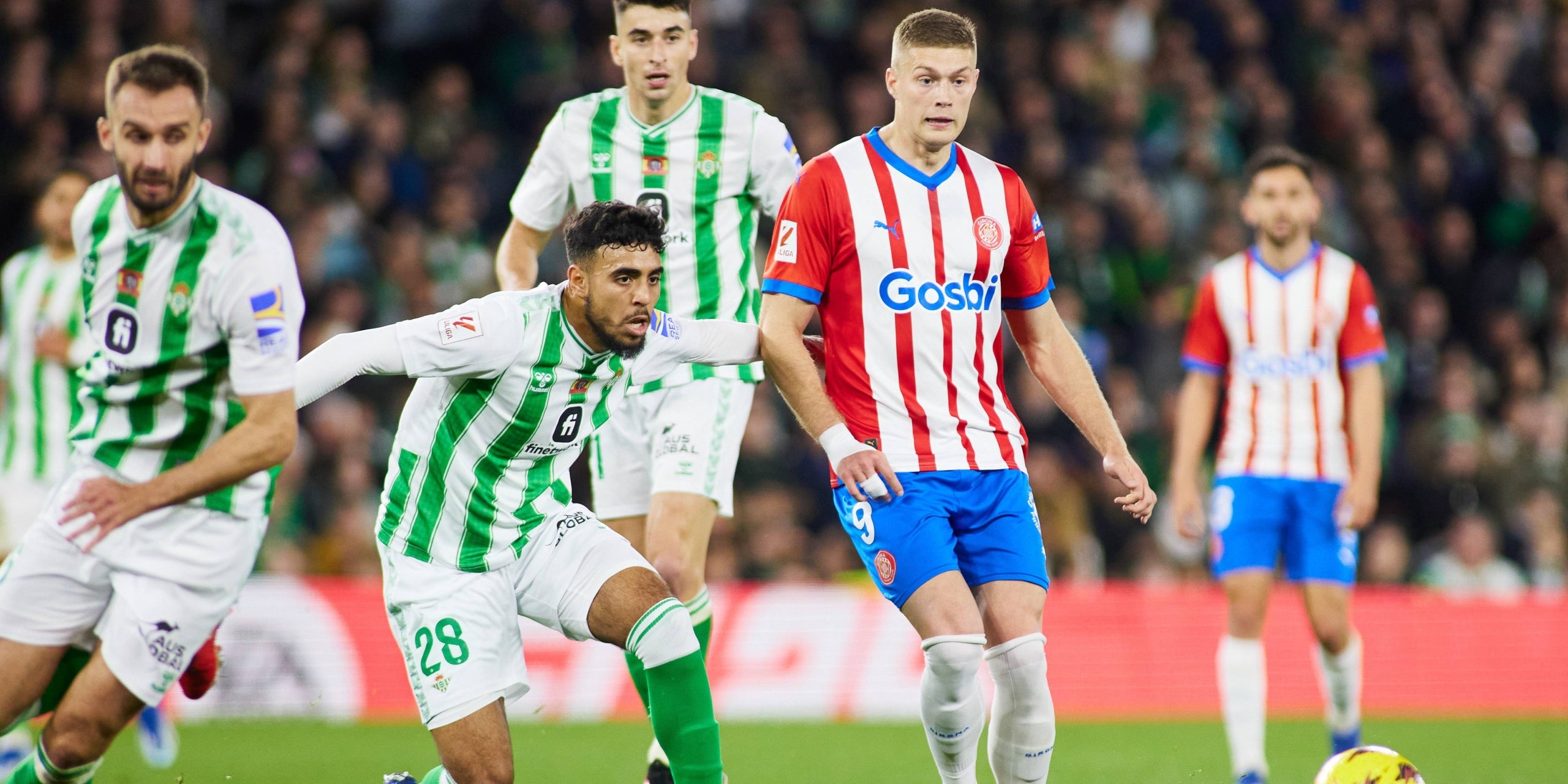Chadi Riad, durante un partido contra el Girona | Europa Press