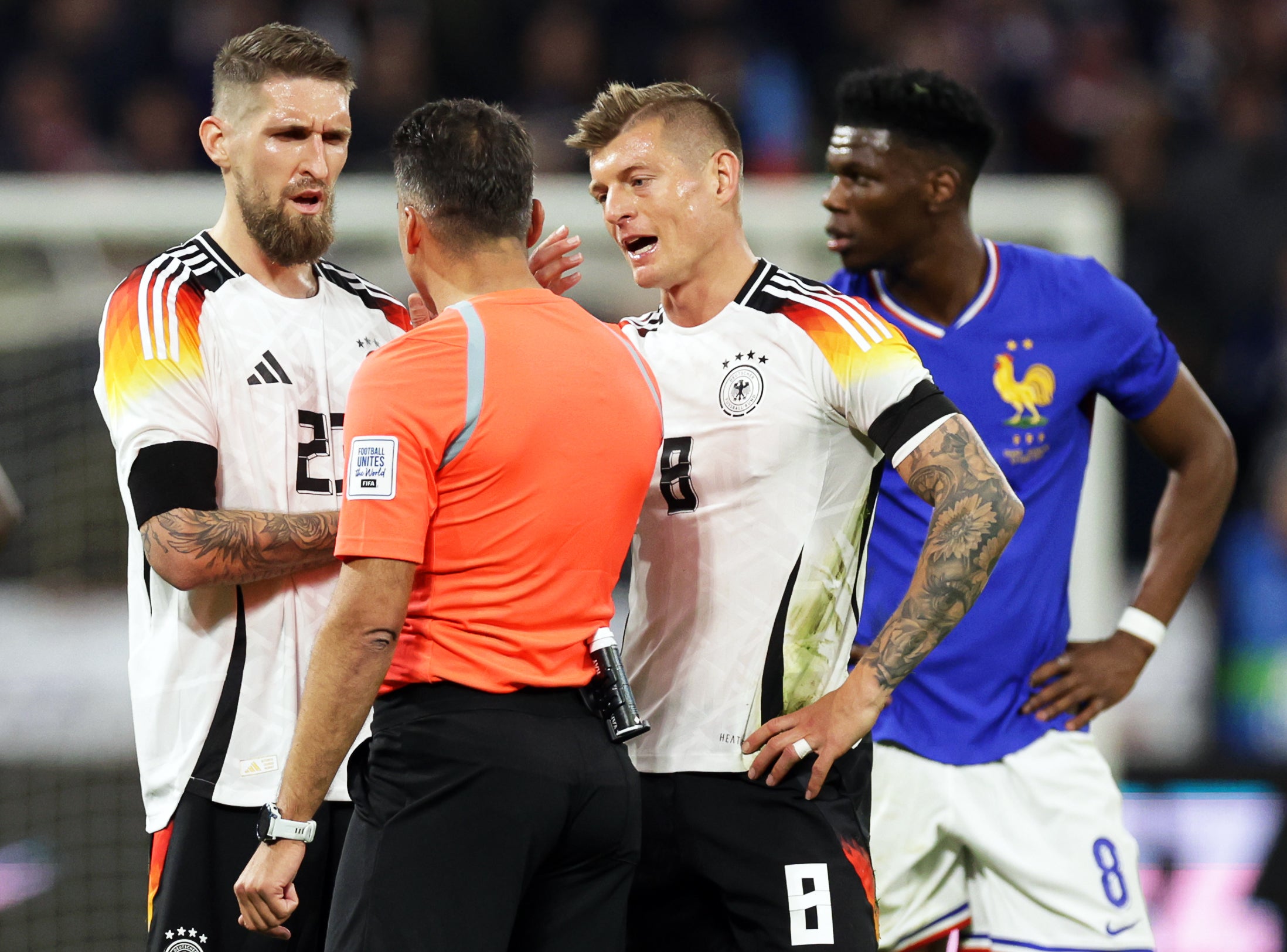 Toni Kroos, durant un partit amistós recent entre Alemanya i França | Europa Press