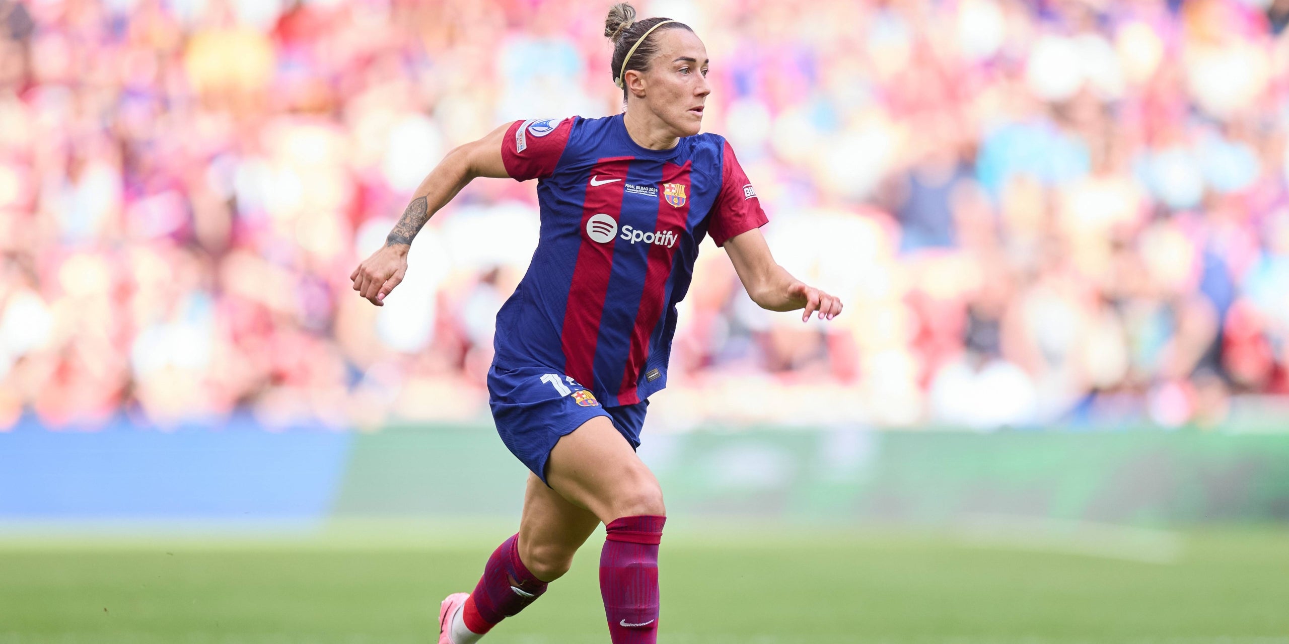 Lucy Bronze, durante la final de la Champions | Europa Press