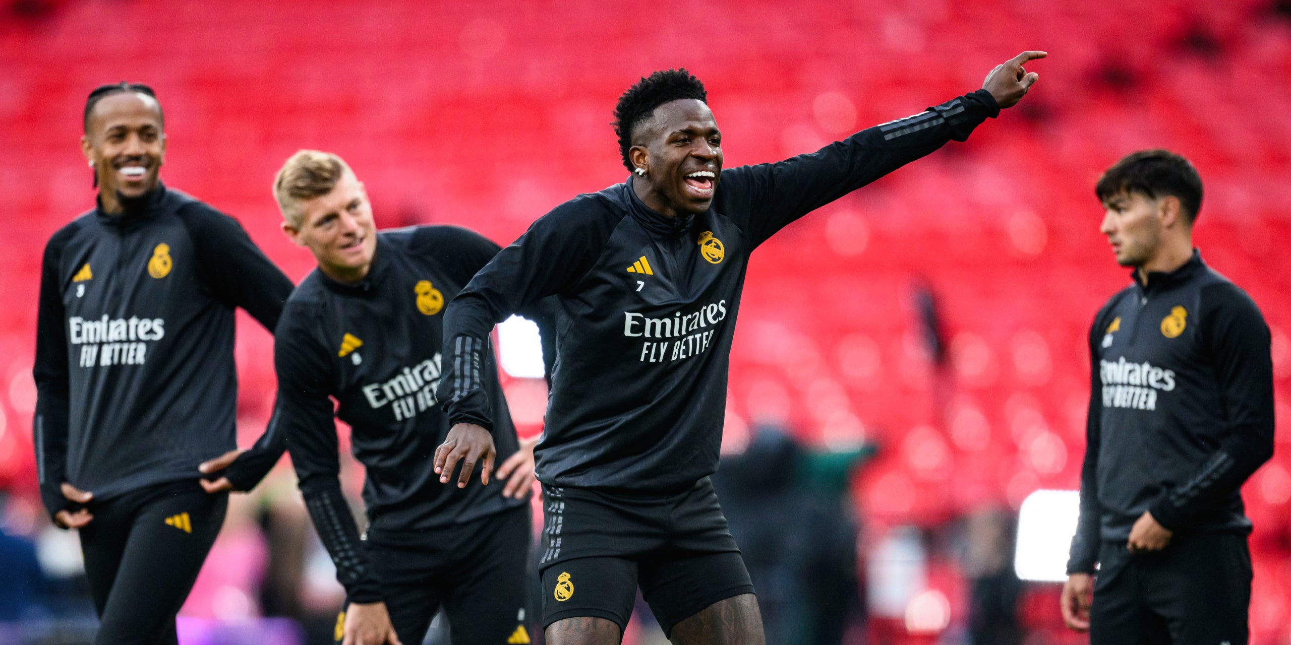 Els jugadors del Madrid, en l'últim entrenament previ a la final de la Champions contra el Dortmund | Europa Press