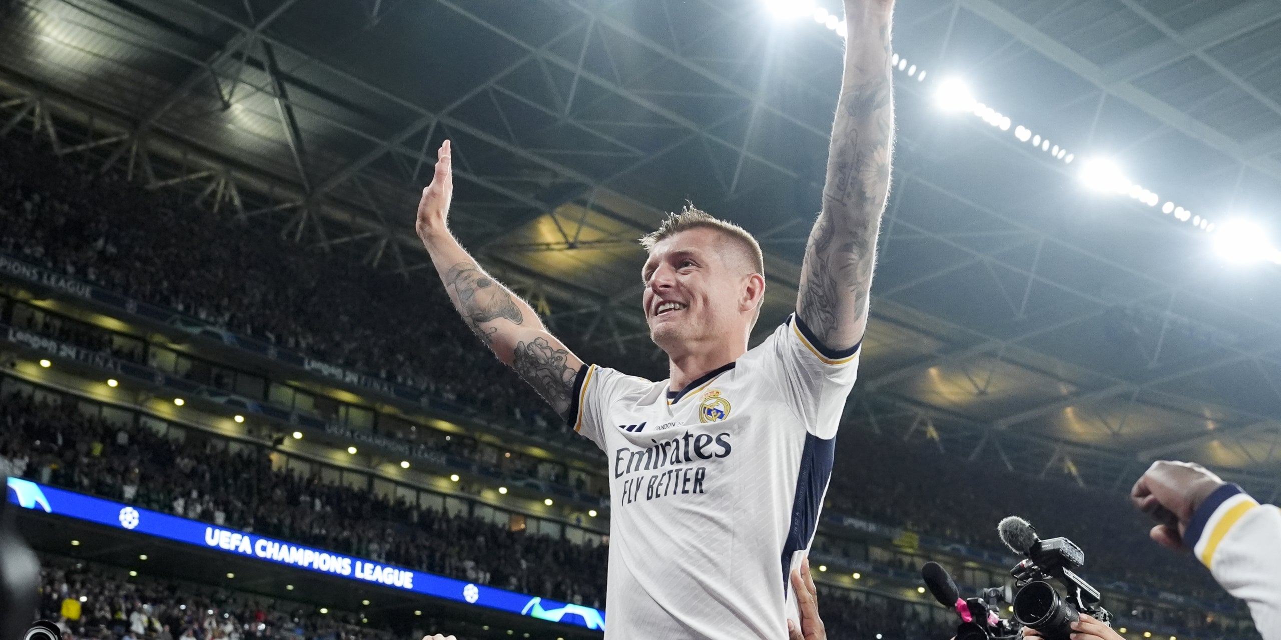 Toni Kroos, acomiadant-se del Madrid amb una nova Champions | Europa Press