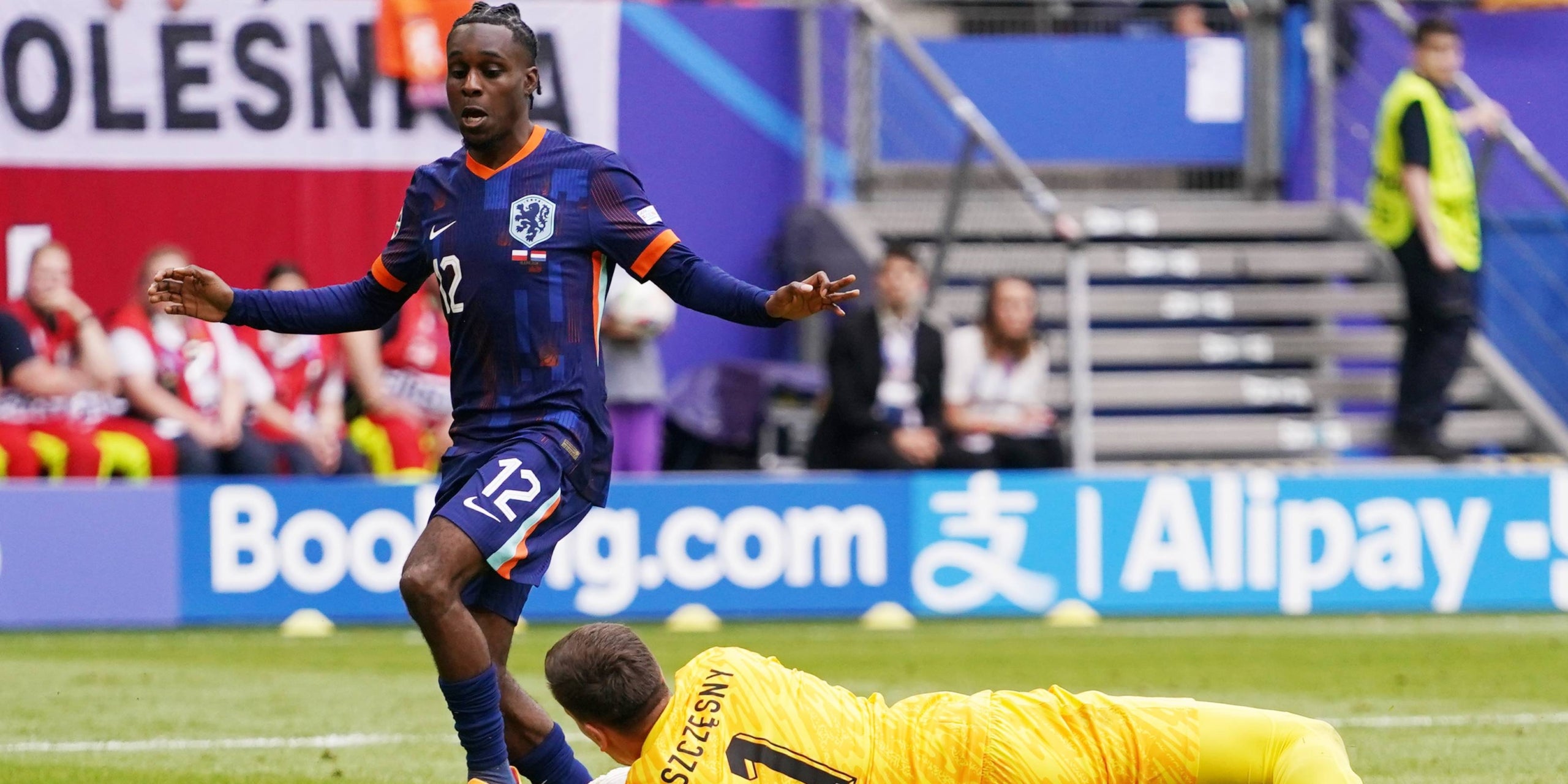 Jeremie Frimpong durante el Eurcopa con Païssos Bajos | Europa Press
