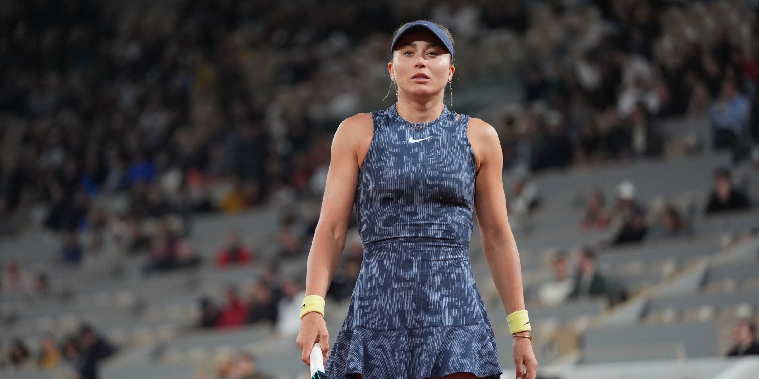 Paula Badosa, durant un partit a Roland Garros | @rolandgarros