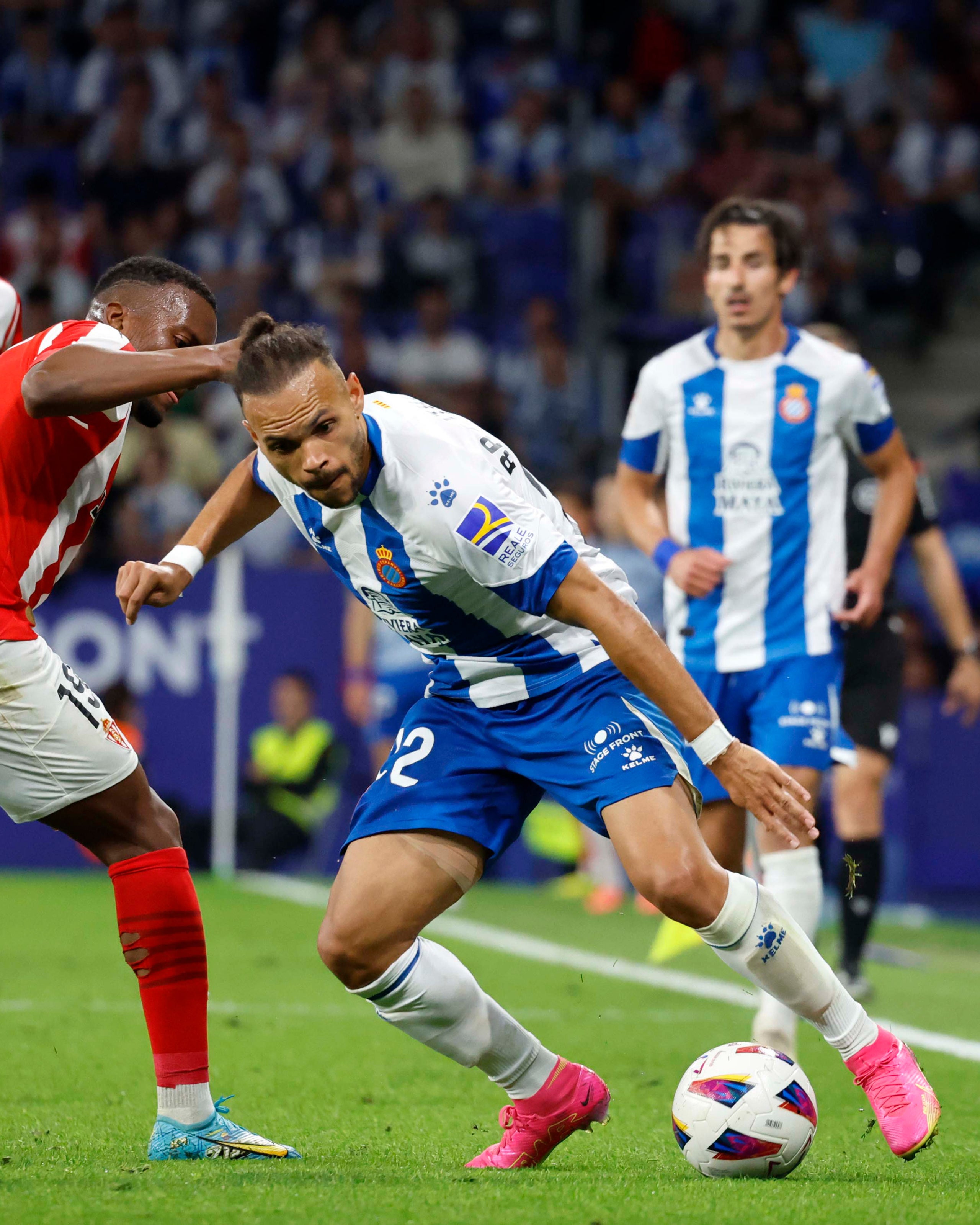 Martin Braithwaite, durante el Espanyol-Sporting | RCD Espanyol
