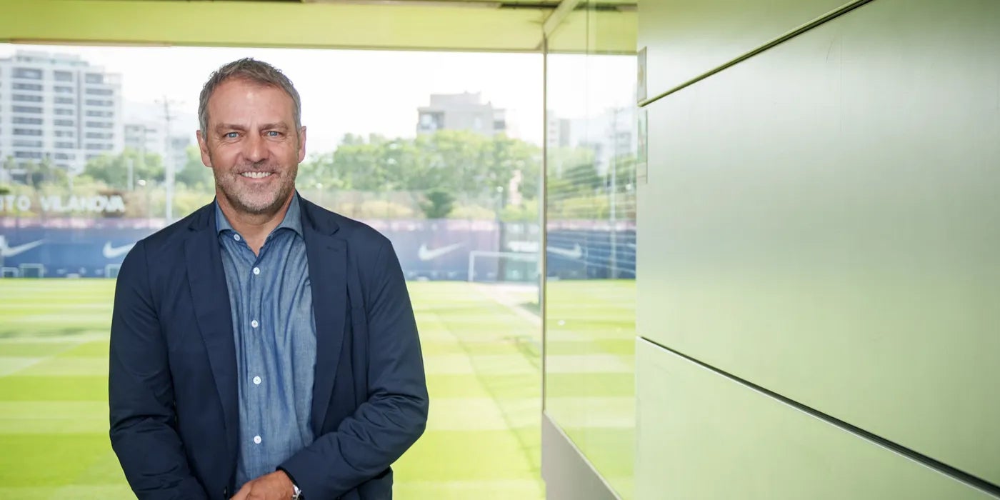 Hansi Flick, en su primer día en la Ciudad Deportiva | FC Barcelona