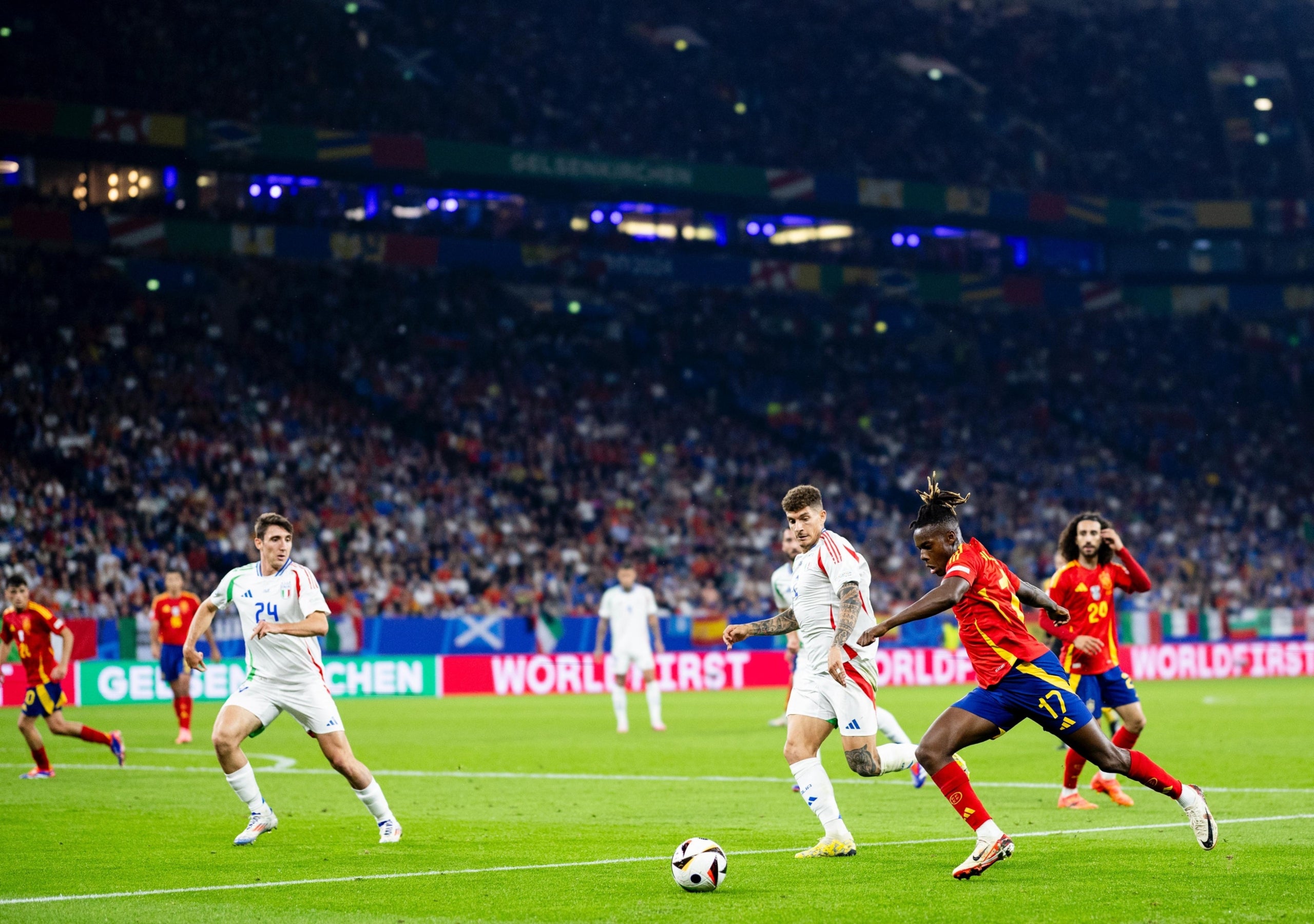Nico Williams, protagonista absolut de l'Espanya-Itàlia | @SEFutbol
