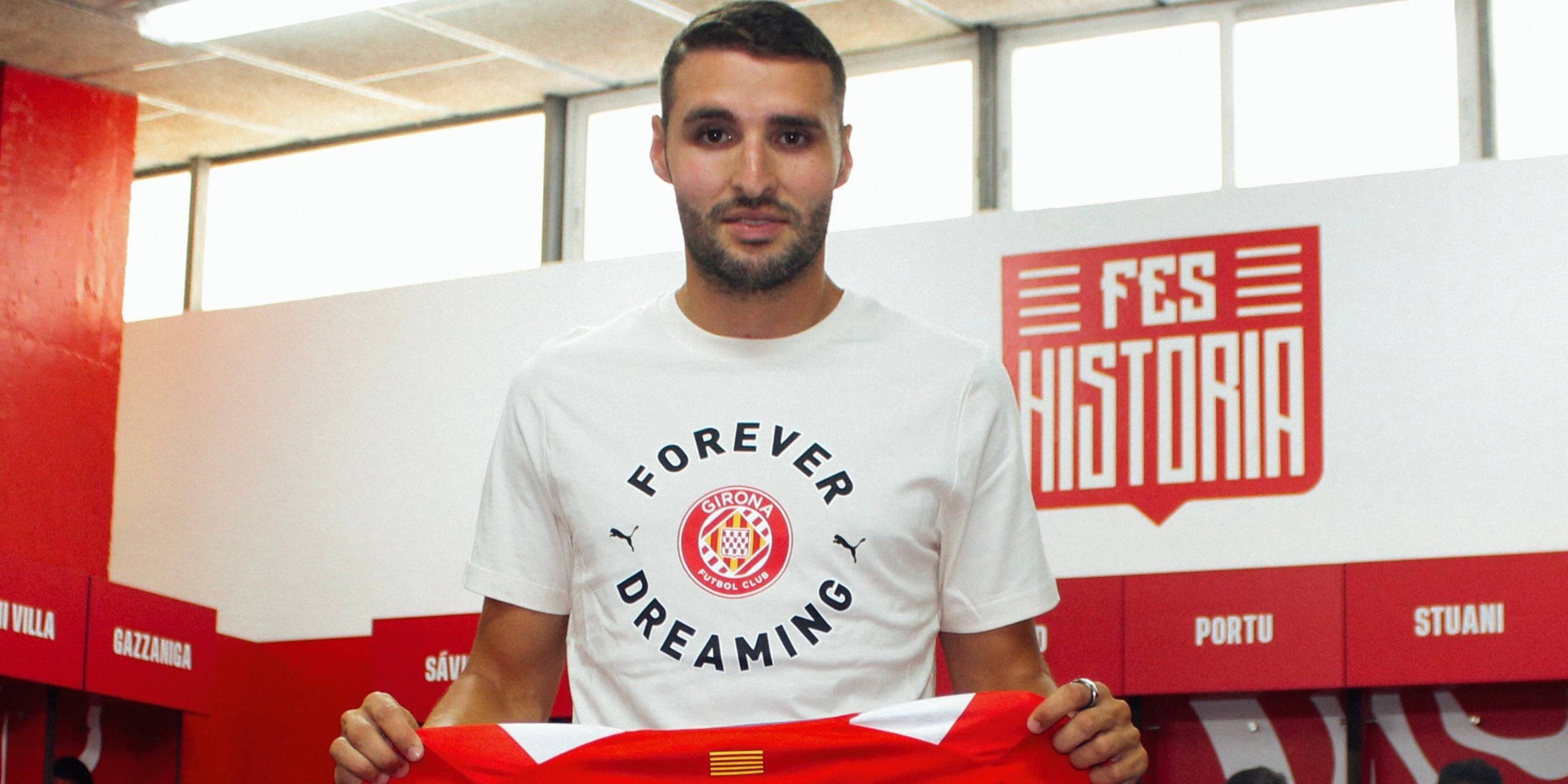 Abel Ruiz, després de fitxar pel Girona | Girona FC