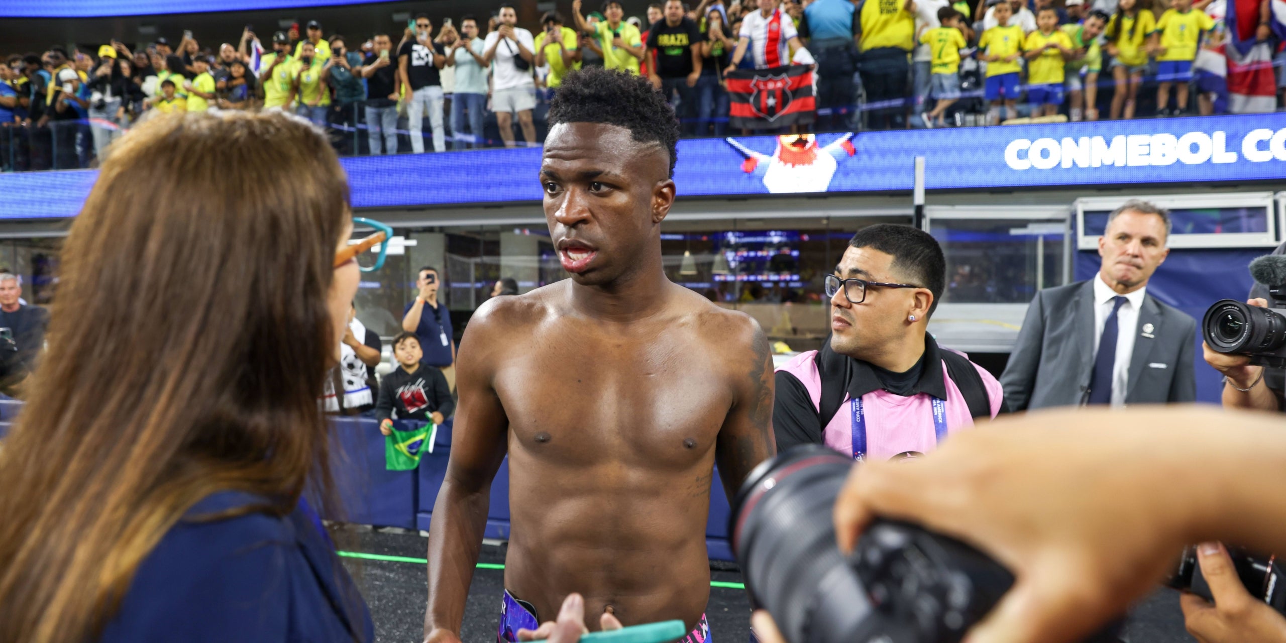 Vinicius Júnior, en acabar el partit de Copa Amèrica contra Costa Rica | Europa Press