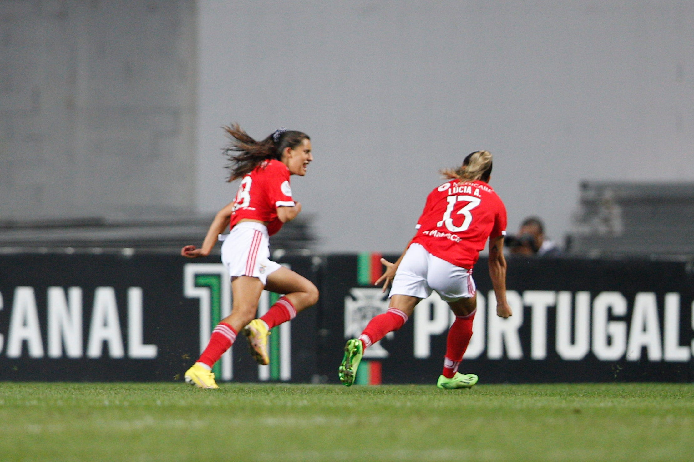 Kika Nazareth, celebrando un gol con el Benfica | Europa Press