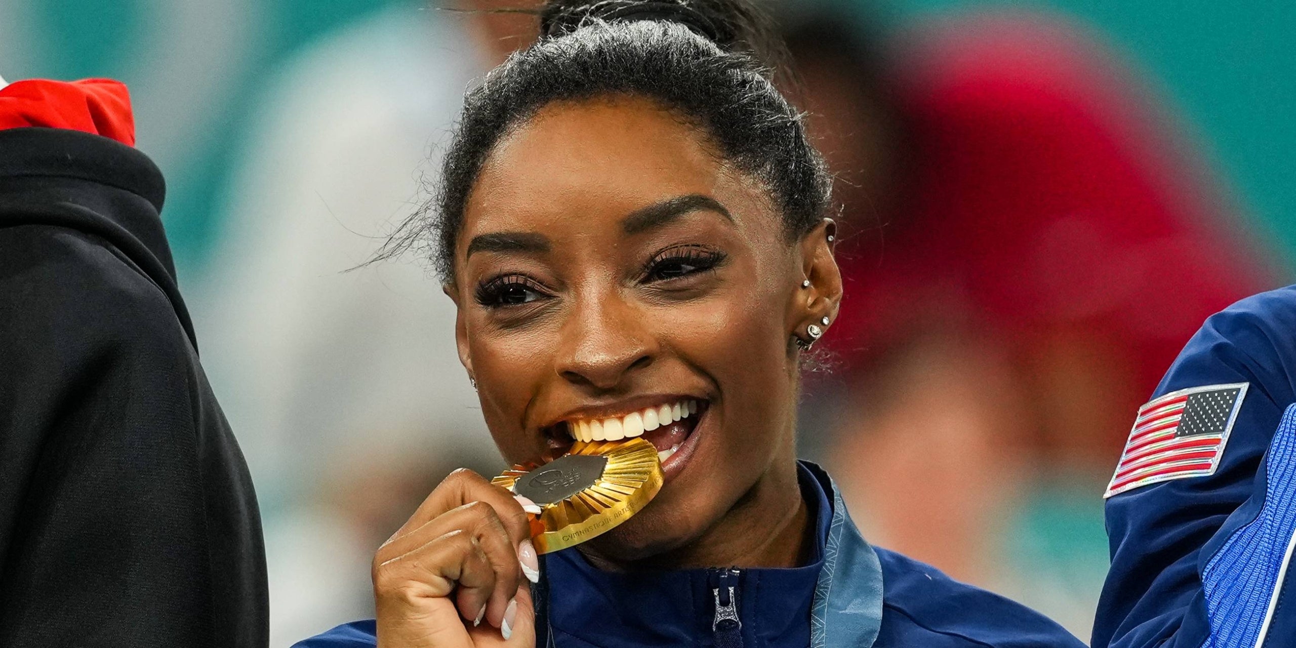 Simone Biles, amb la medalla d'or a París 2024 | Europa Press