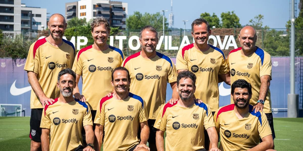 Miembros staff de Hansi Flick | @fcbarcelona_cat