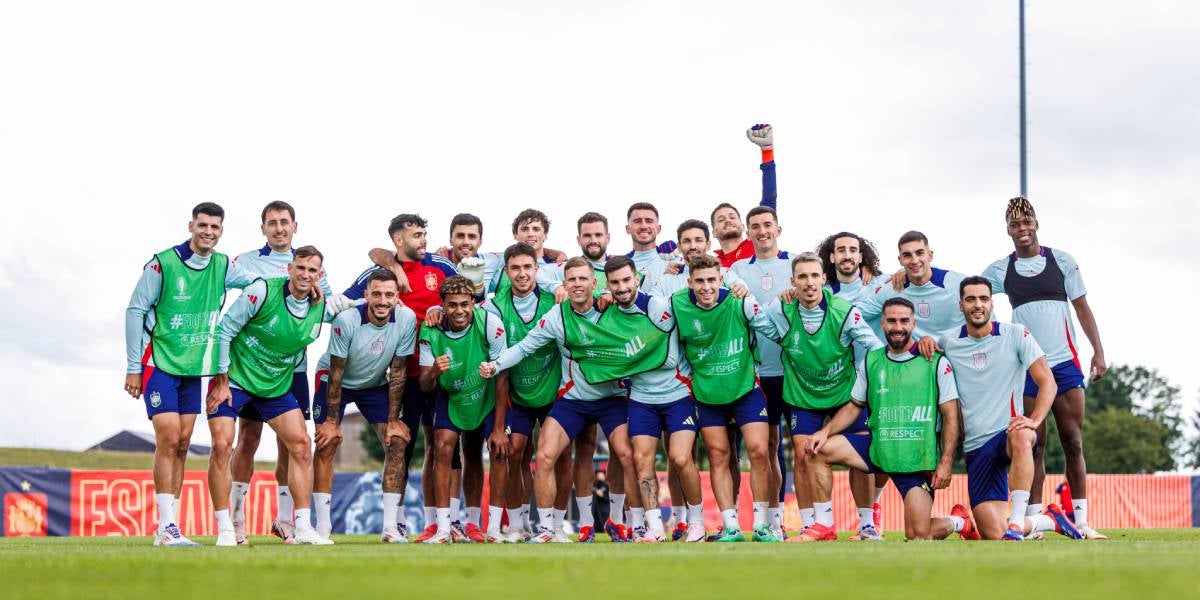 La Selecció Espanyola abans de la final de Eurocopa 2024 | @sefutbol