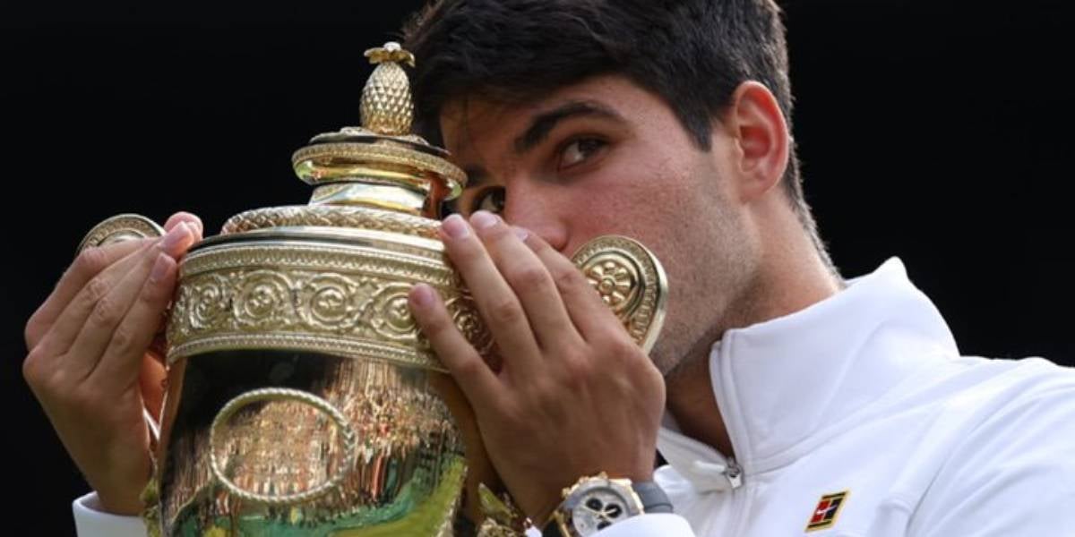 Carlos Alcaraz i el seu segon Wimbeldon | @wimbeldon 