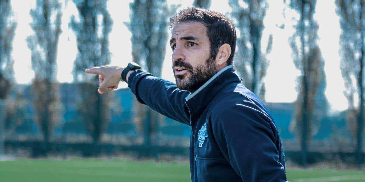 Cesc Fàbregas entrenant al Como | @Como_1907