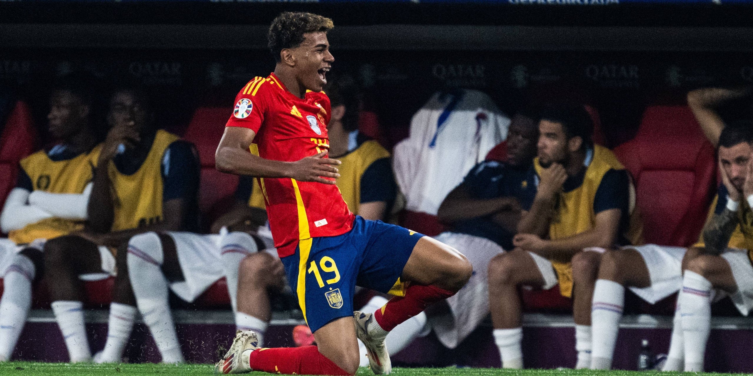 Lamine Yamal el gol que ha empatat el partit contra França | Europa Press