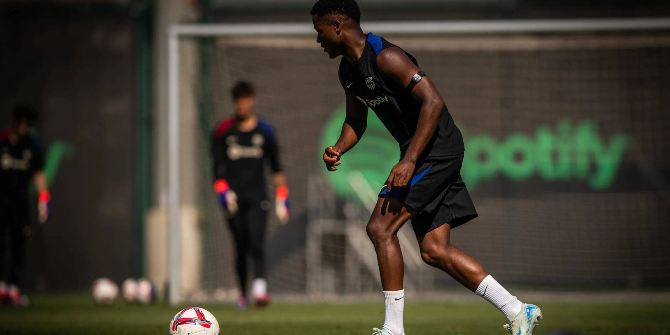 Ansu Fati, durante un entrenamiento | FC Barcelona