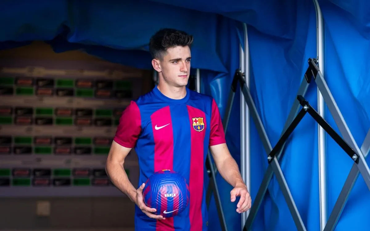 Pau Víctor, amb la samarreta del Barça | FC Barcelona