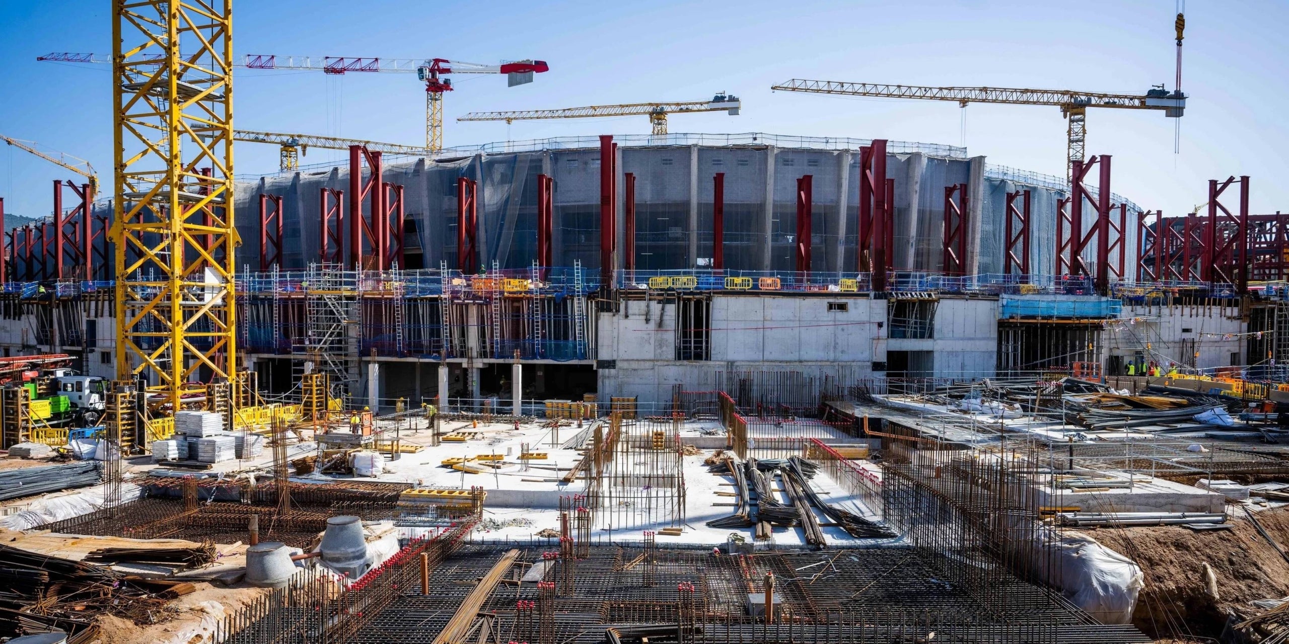El Camp Nou, en obres | Europa Press