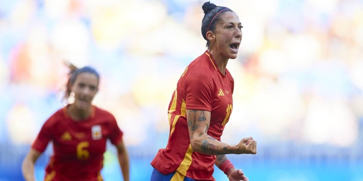 Jennifer Hermoso celebra un gol amb la selecció espanyola | RFEF