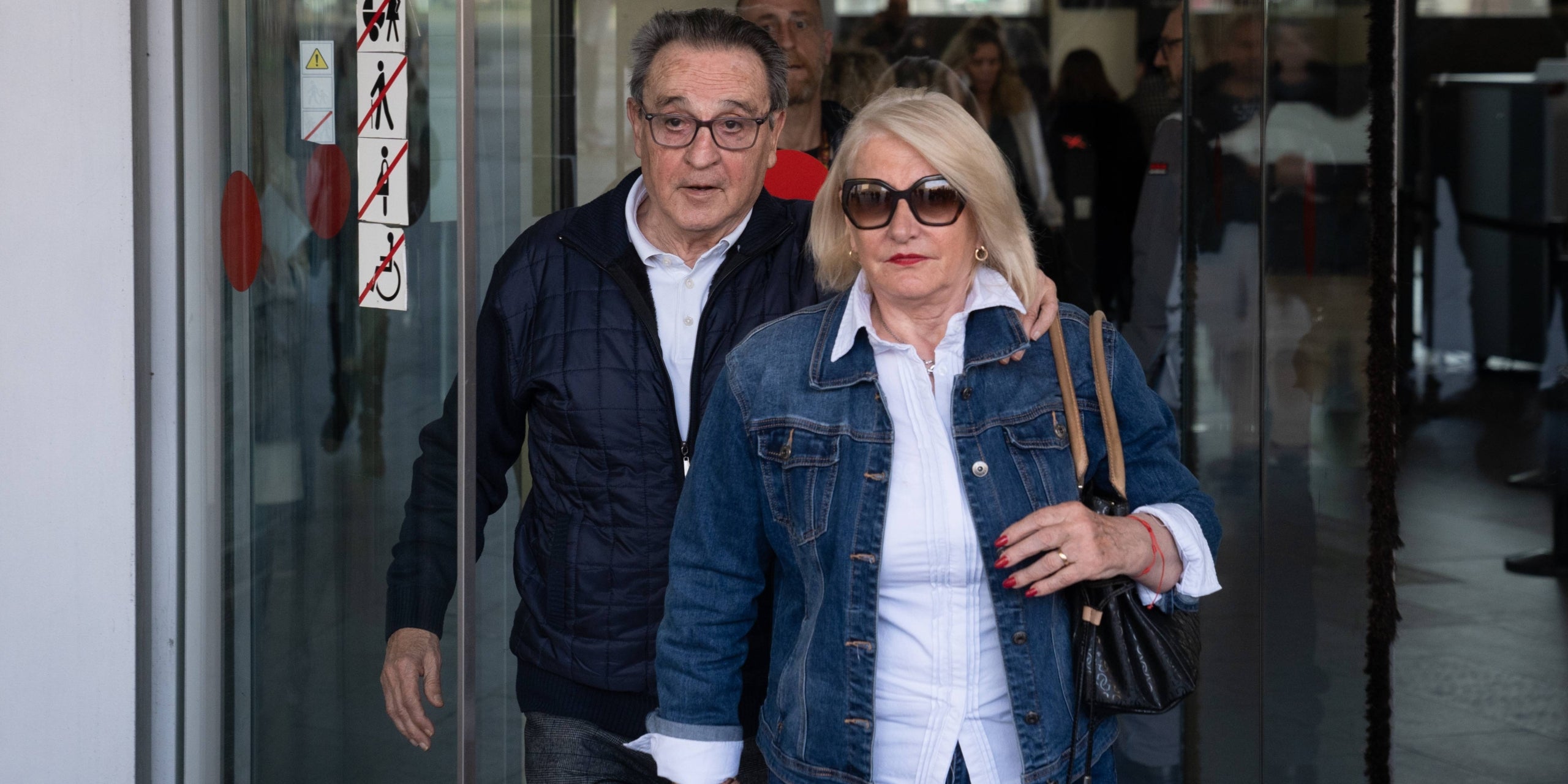 José María Enríquez Negreira, con su mujer | Europa Press