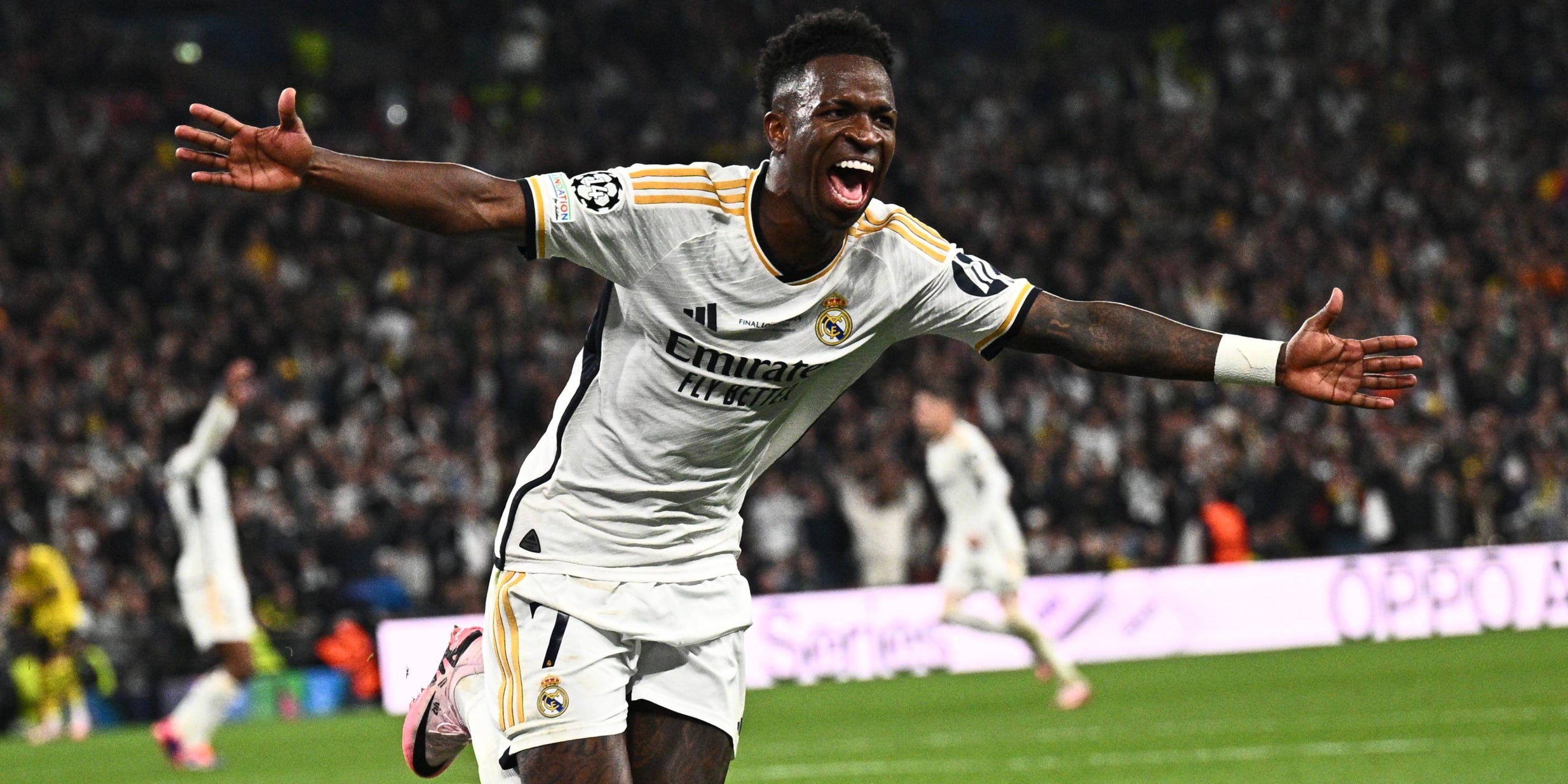 Vinicius celebra un gol amb el Madrid | Europa Press