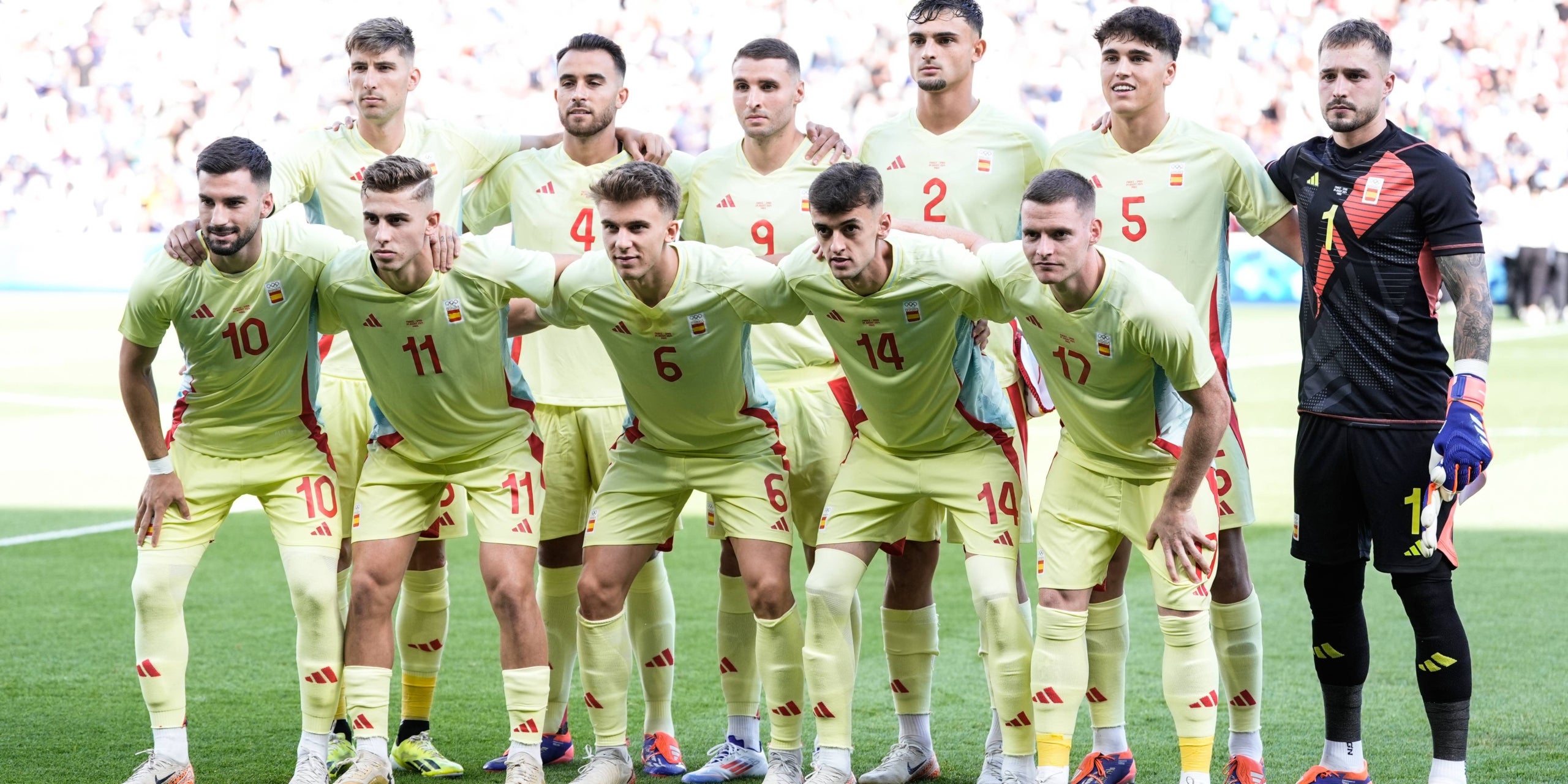L'onze titular de la selecció espanyola a la final dels Jocs, amb set jugadors de la Masia | Europa Press