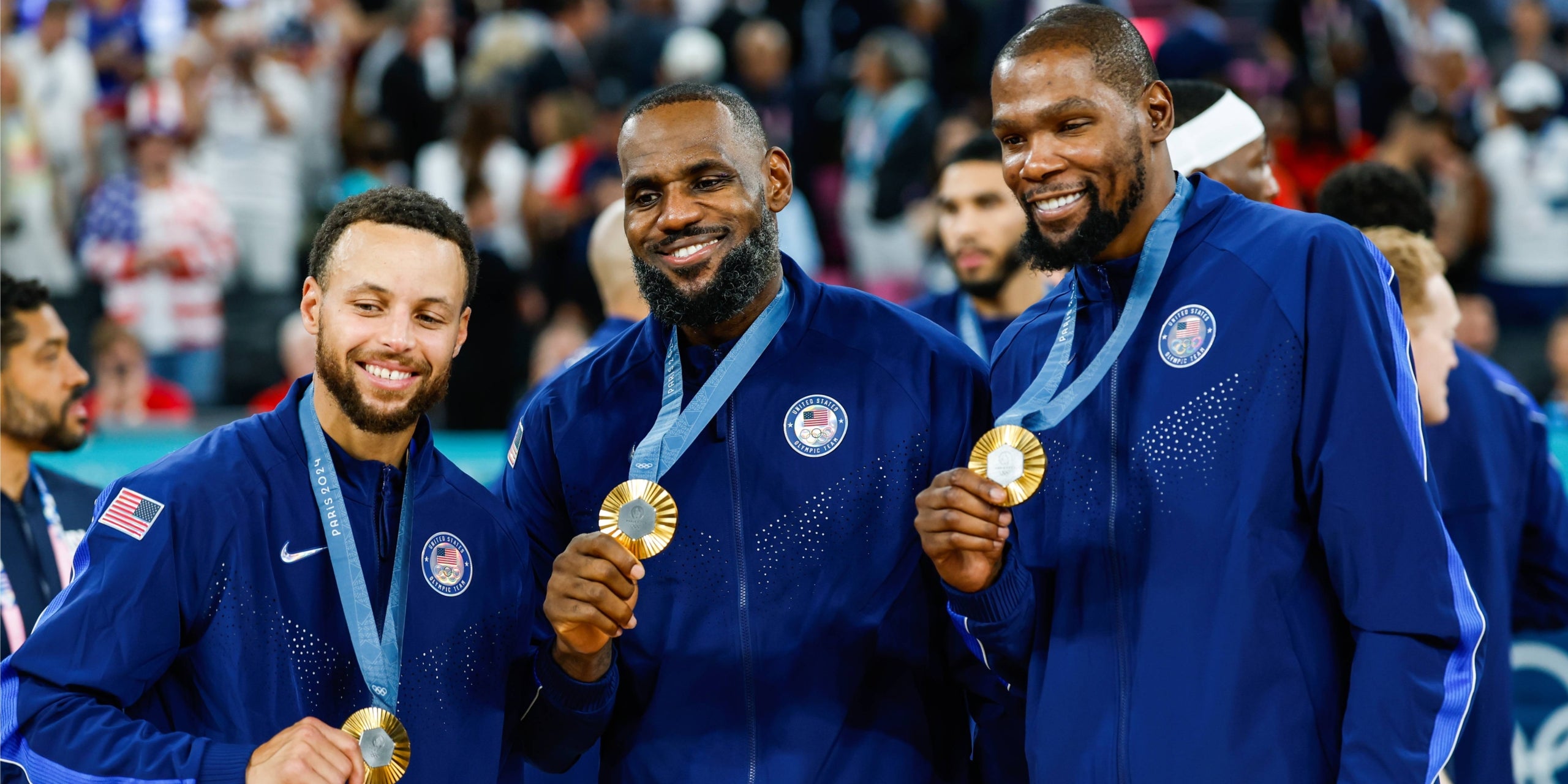 Curry, LeBron i Durant, amb la medalla d'or a París 2024 | Europa Press