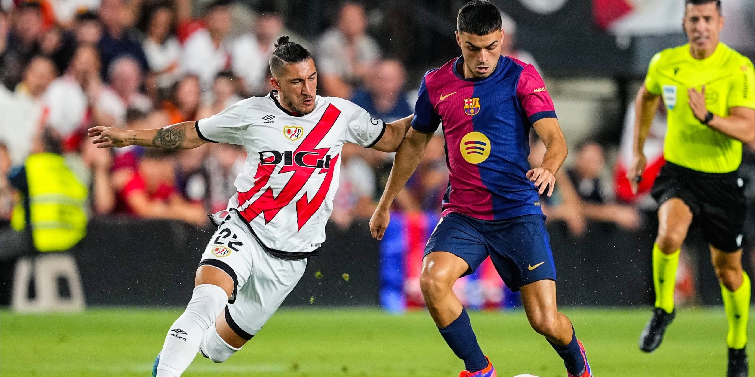 Pedri, durant el Rayo-Barça | Europa Press