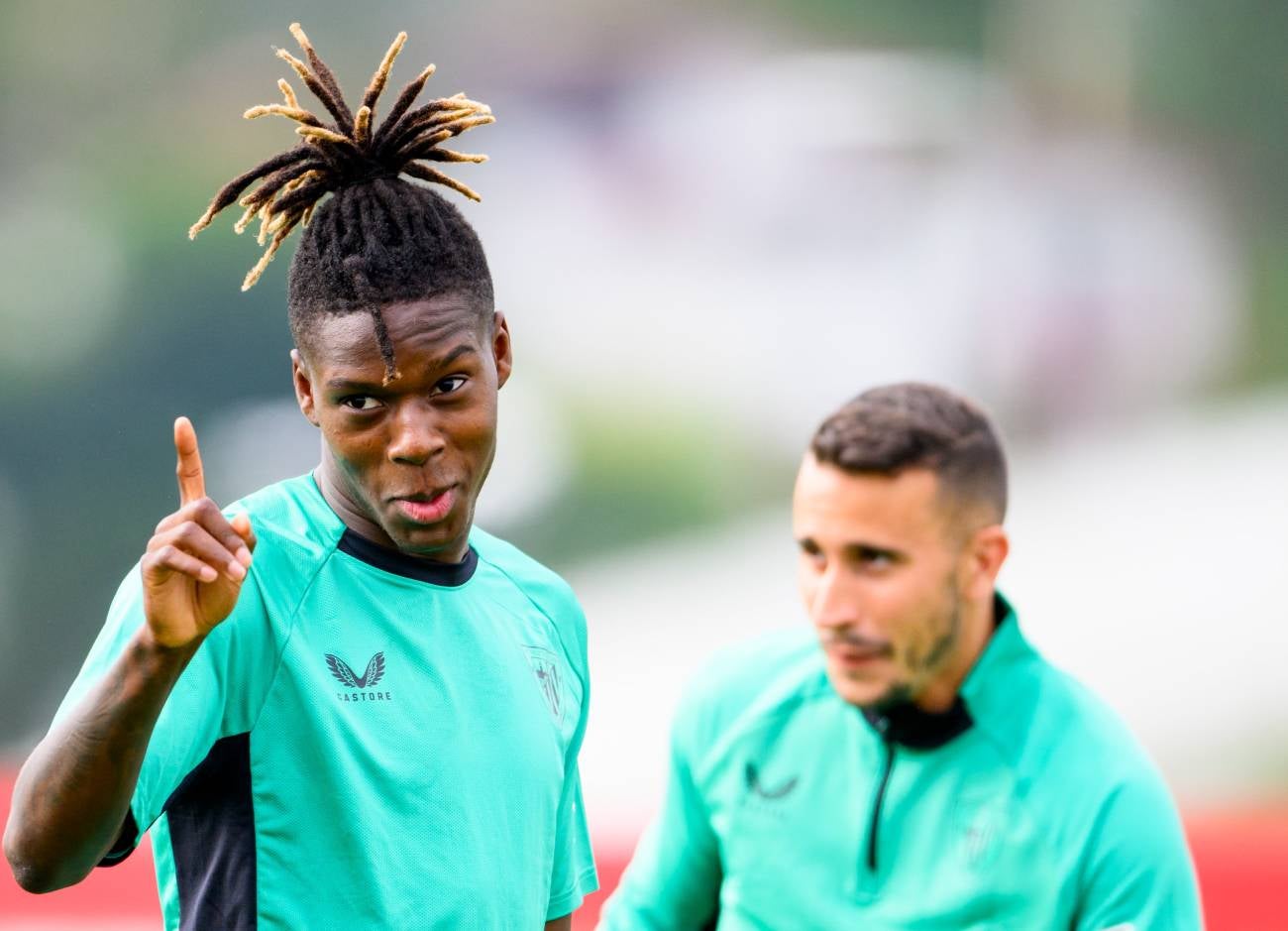 Nico Williams durant un entrenament amb l'Athletic Club de Bilbao / Athletic Club de Bilbao
