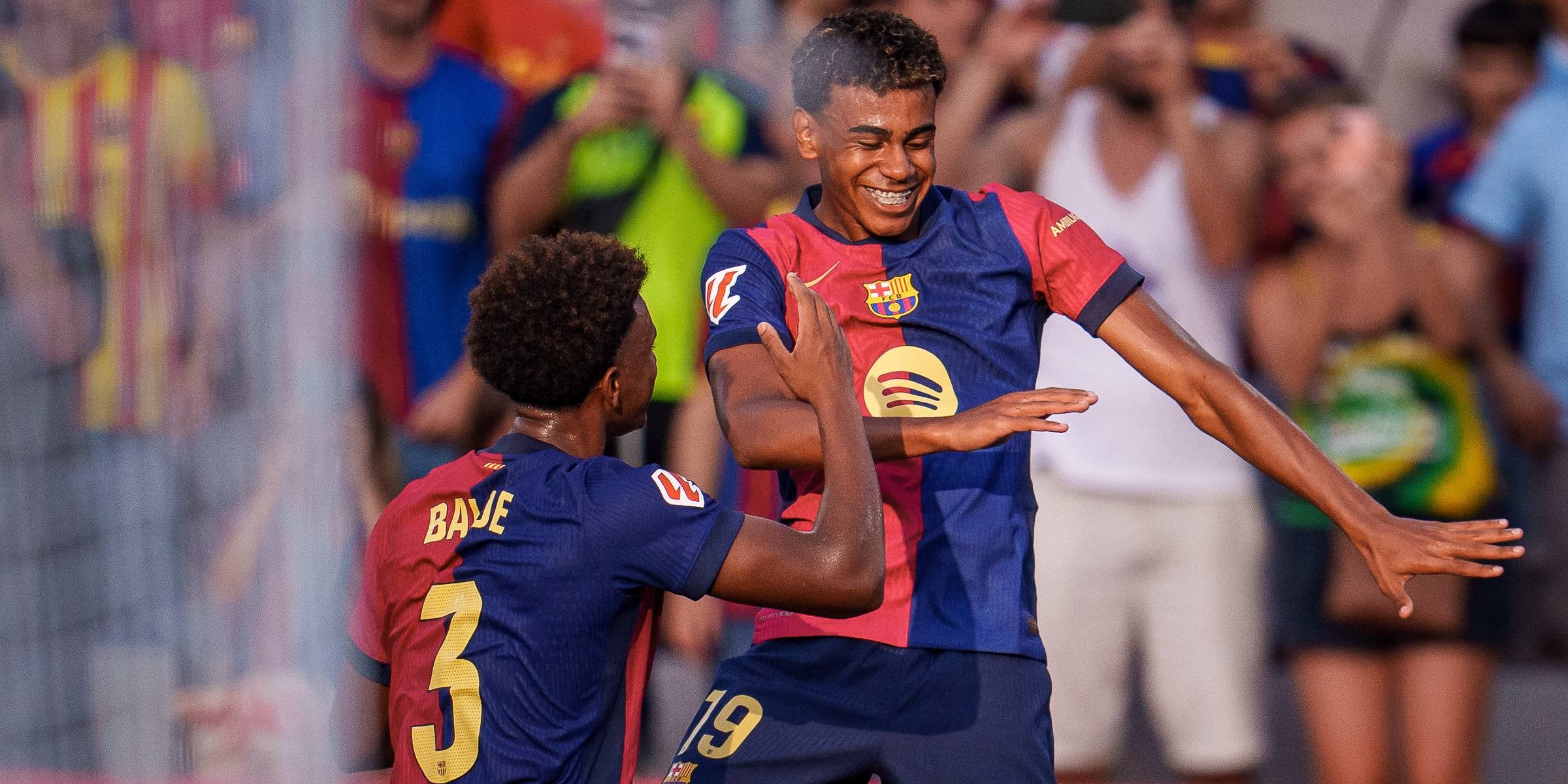 Lamino Yamal celebra un gol contra el Athletic | FC Barcelona