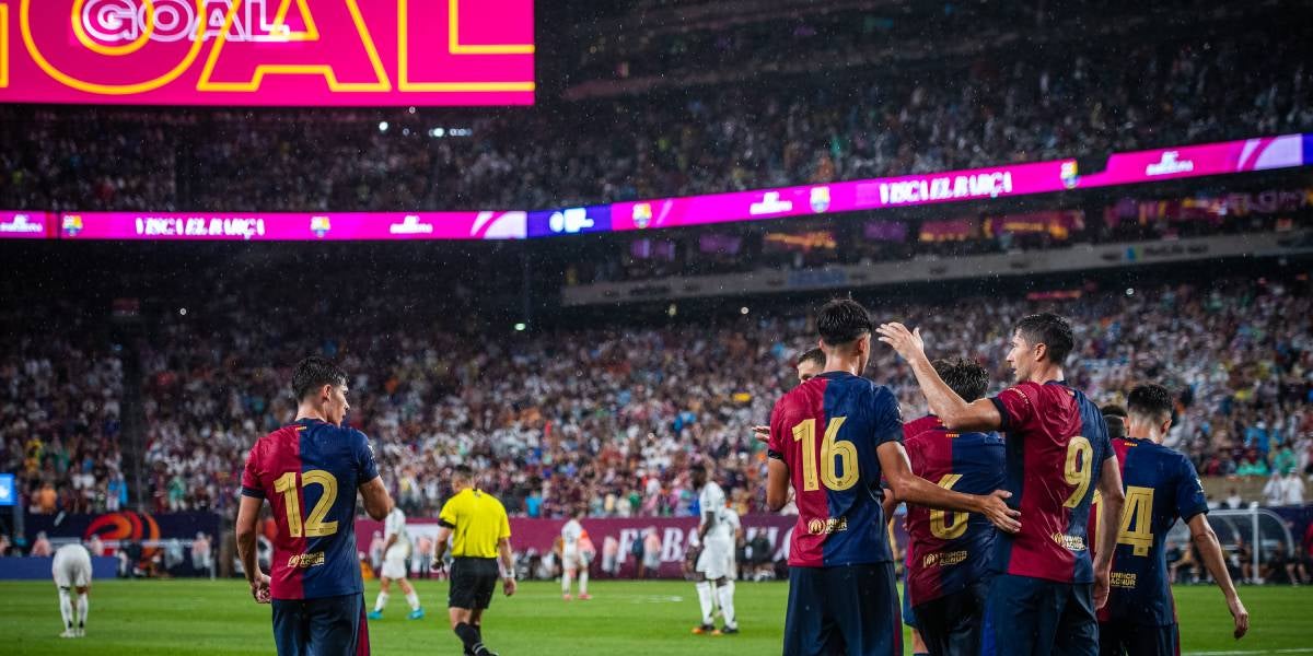 El Barça celebra un gol contra el Madrid | @fcbarcelona_cat
