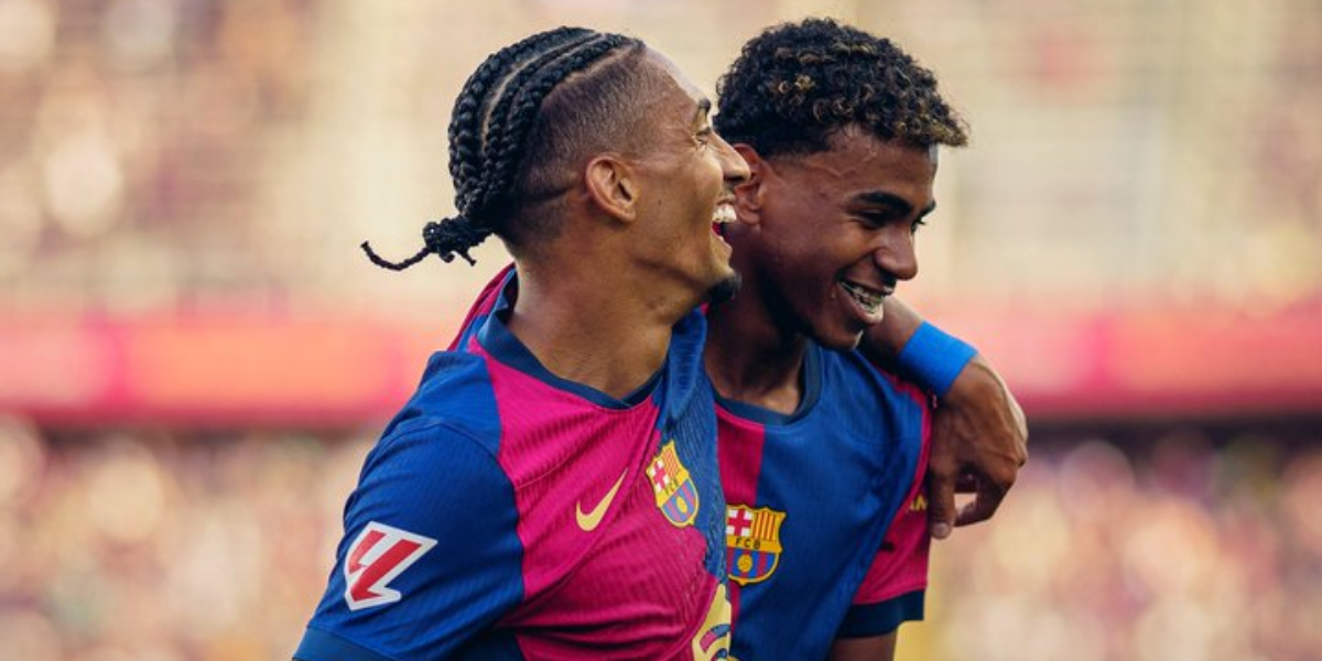 Raphinha, celebrant un gol amb el Barça | FC Barcelona