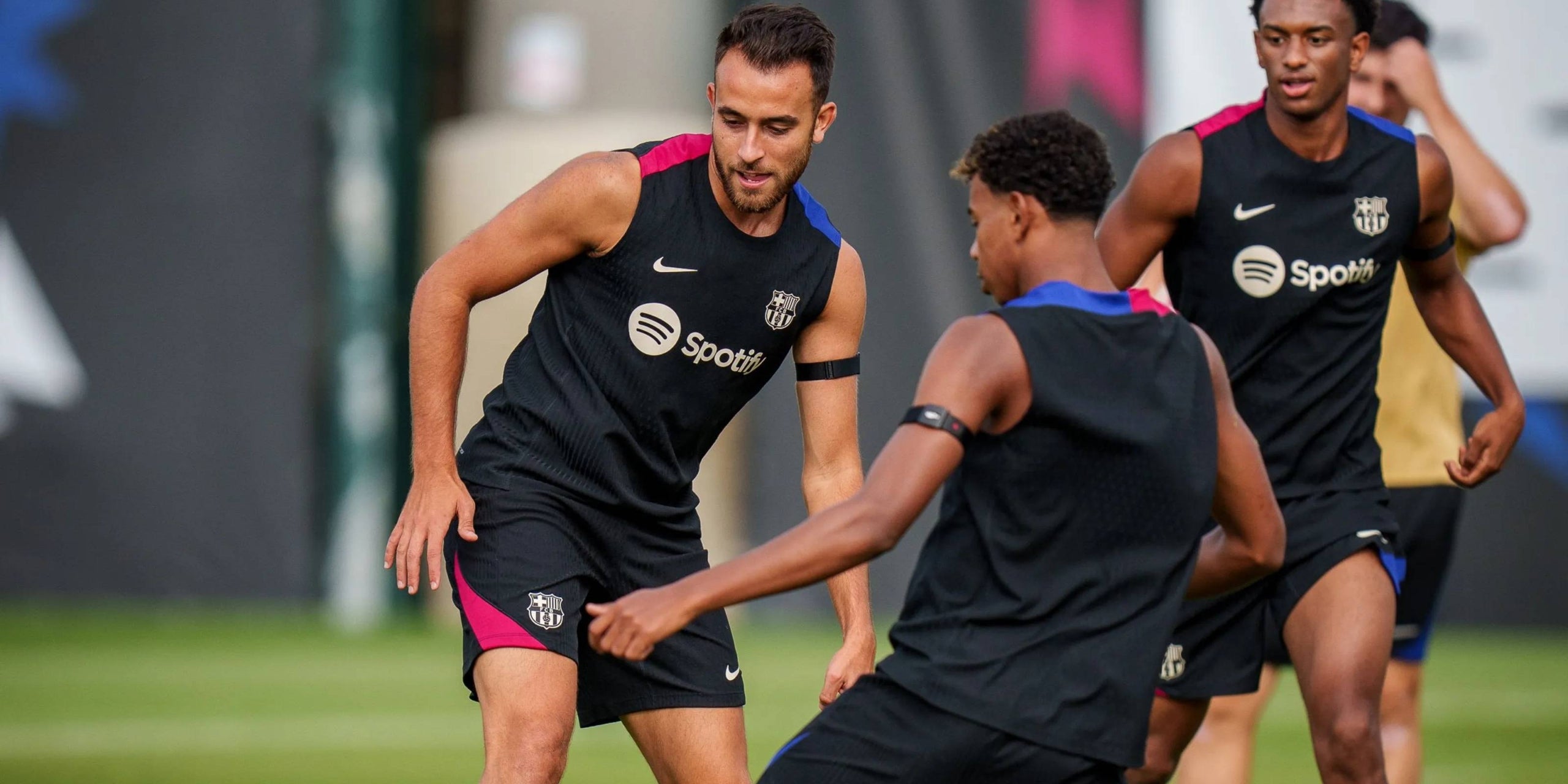 Eric Garcia, en un dels últims entrenaments del Barça | FC Barcelona