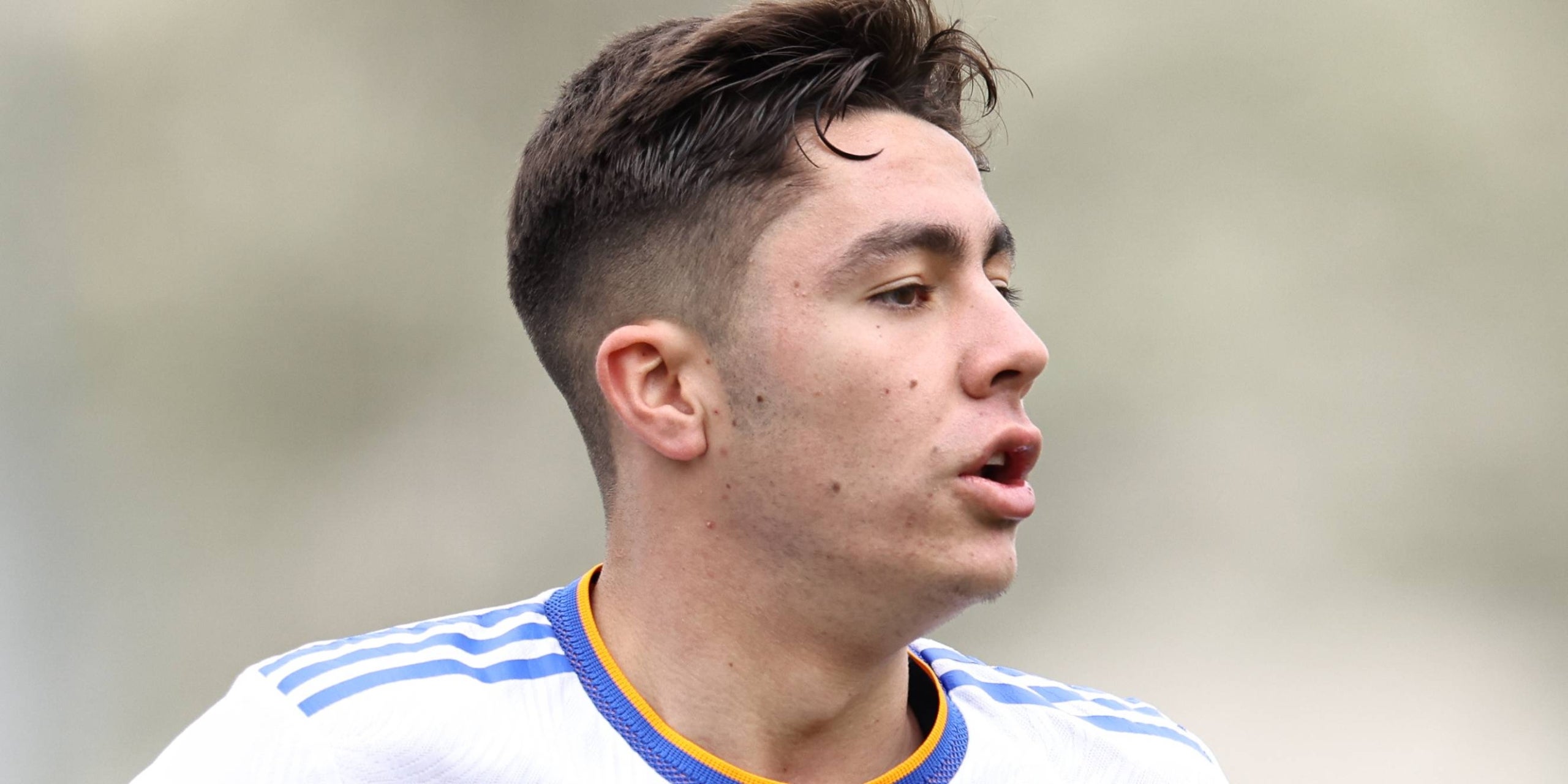 Ferran Ruiz, durante un partido con las categorías inferiores del Real Madrid | Europa Press