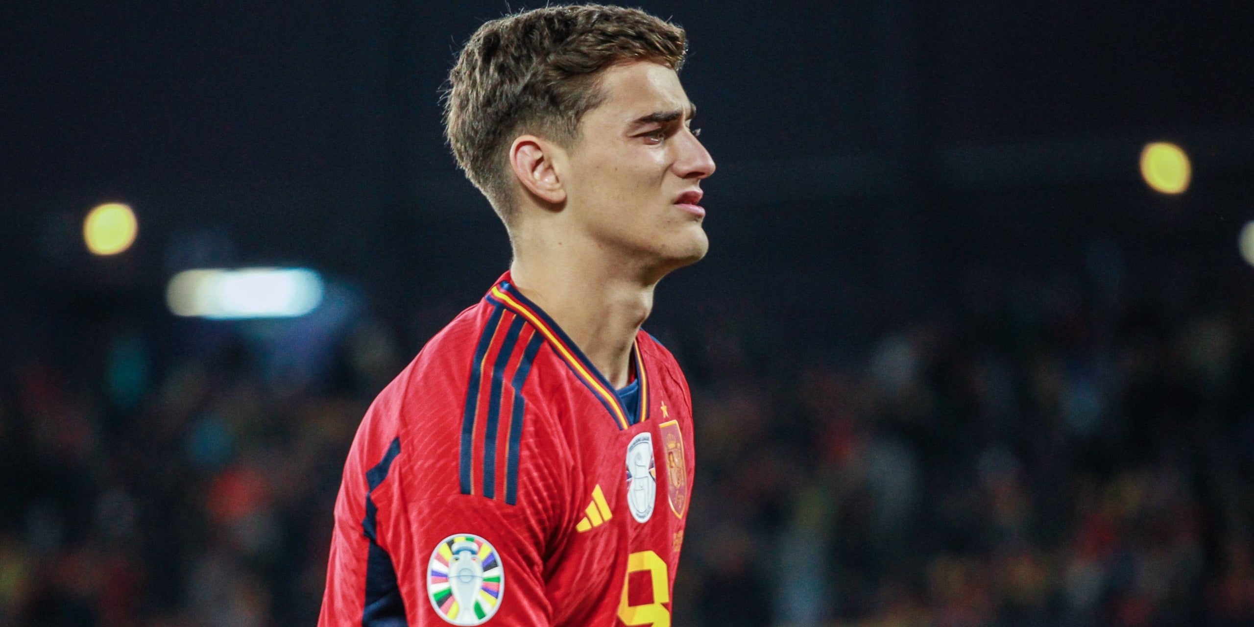 Gavi, després de lesionar-se amb la selecció espanyola | Europa Press