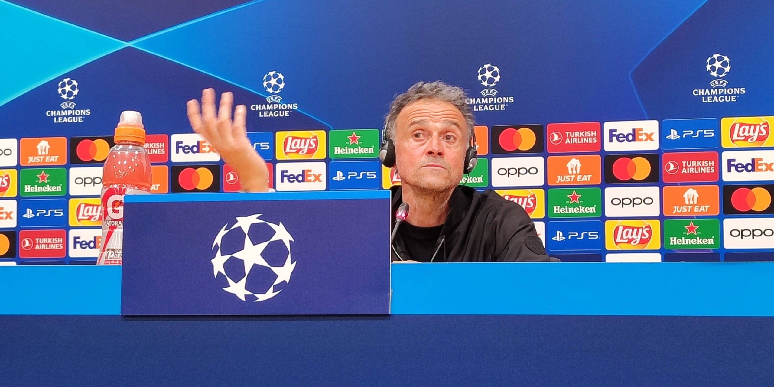 Luis Enrique, en roda de premsa | Europa Press