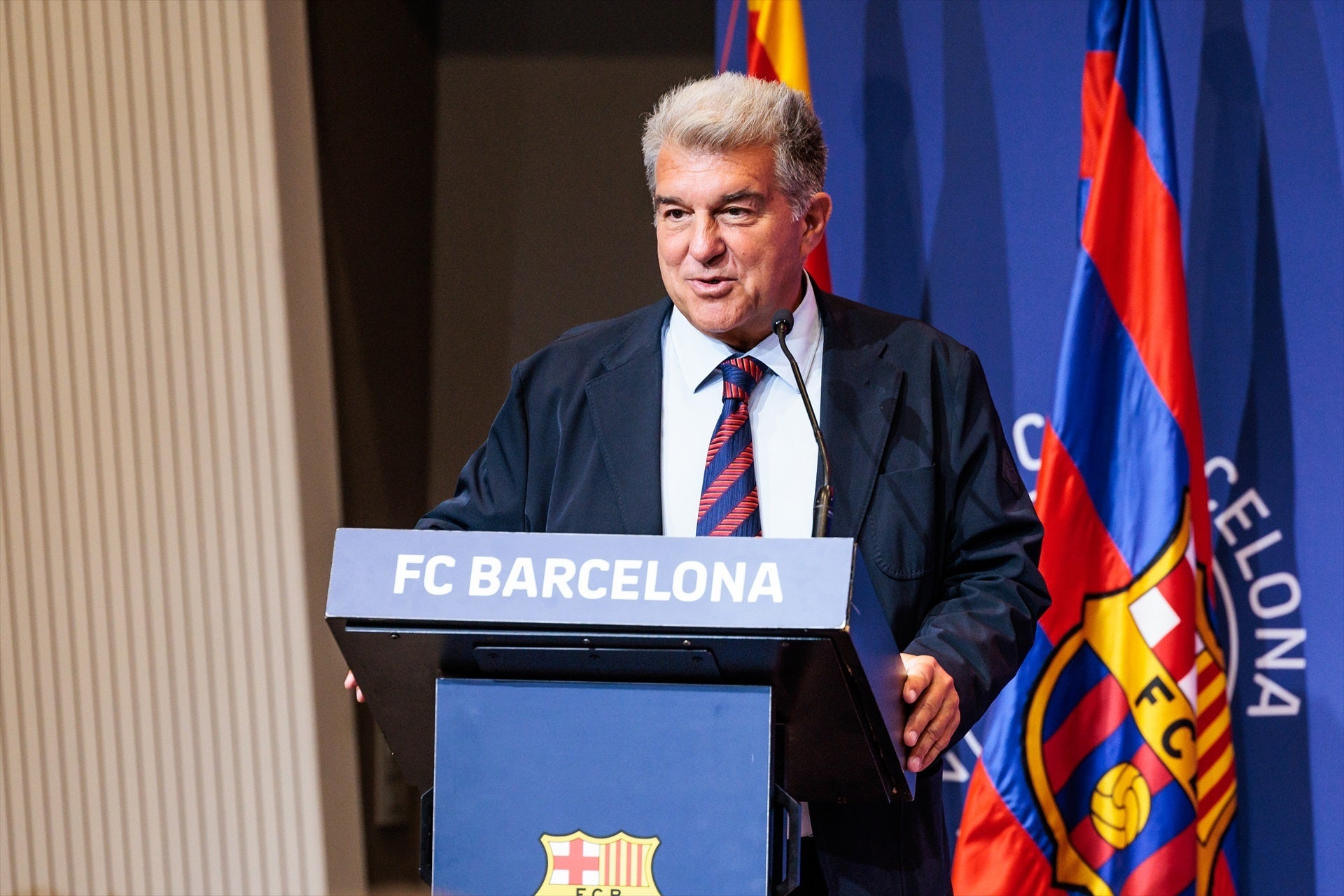 Joan Laporta, en roda de premsa | Europa Press