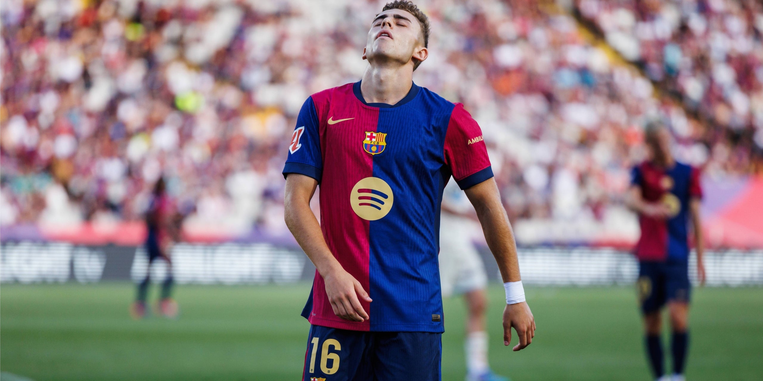 Fermín López, durante un partido con el Barça | Europa Press