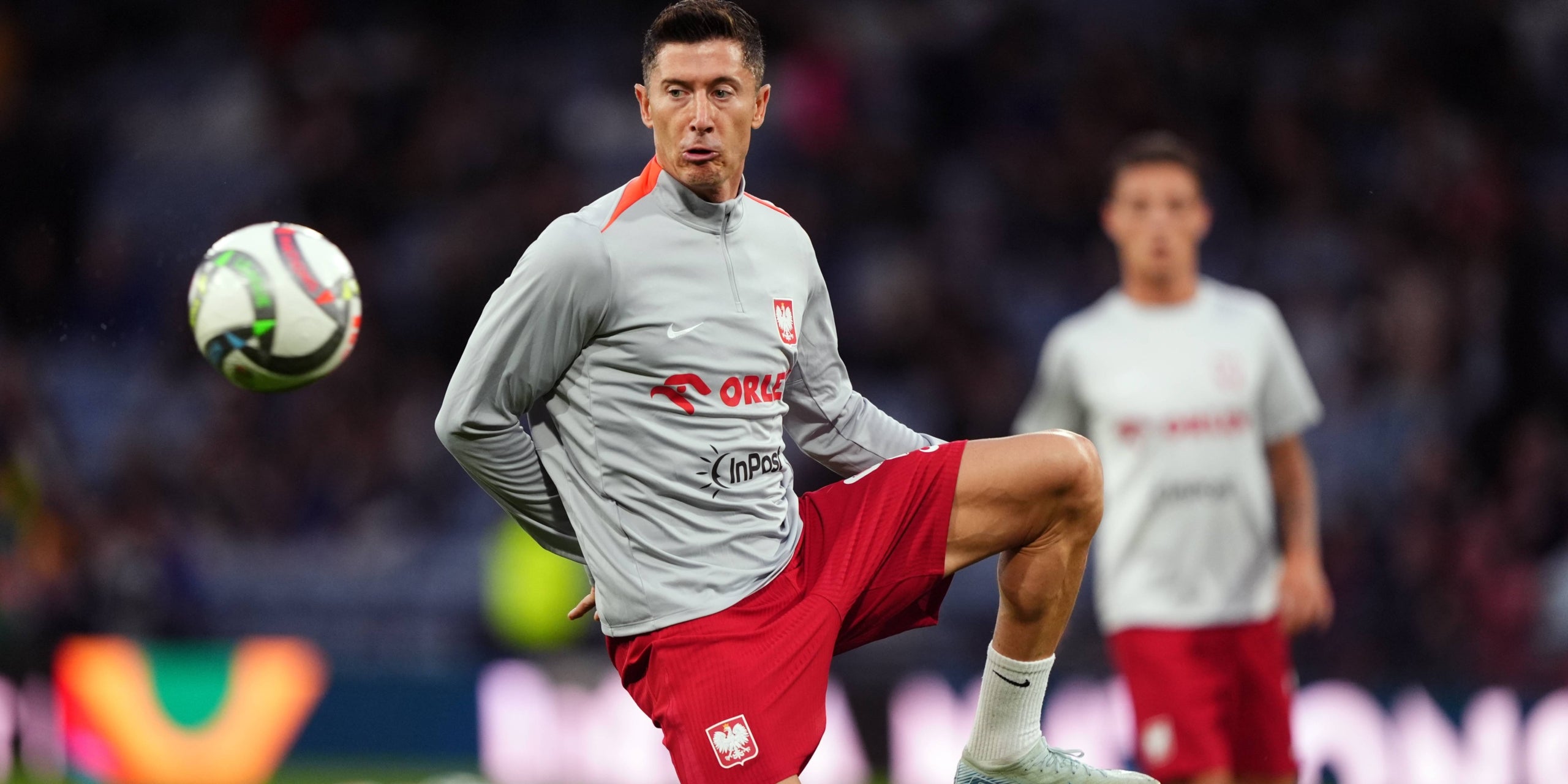 Robert Lewandowski, con la selección polaca | Europa Press