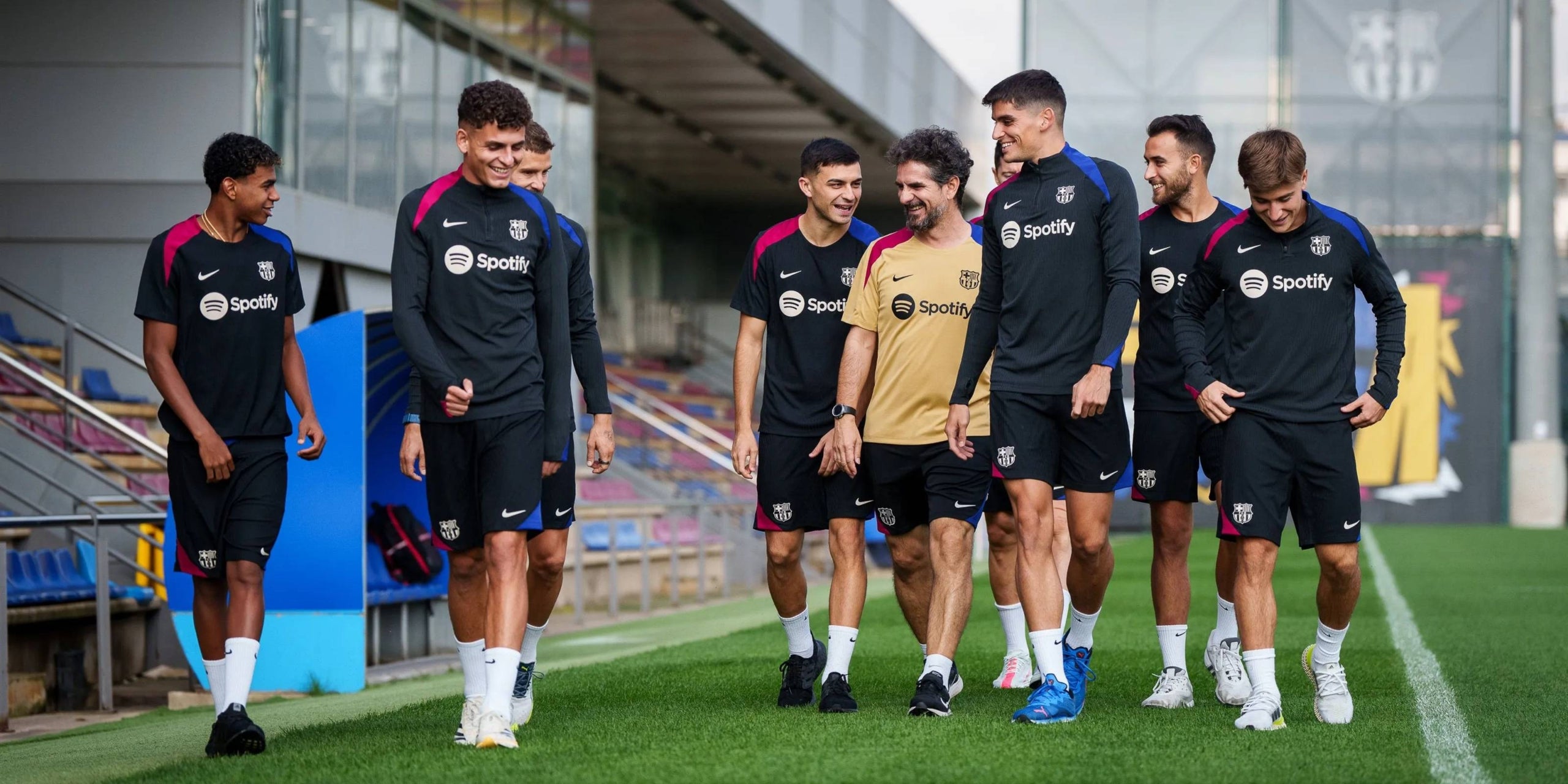 Los jugadores del Barça, en el entrenamiento previo al partido contra el Getafe | FC Barcelona